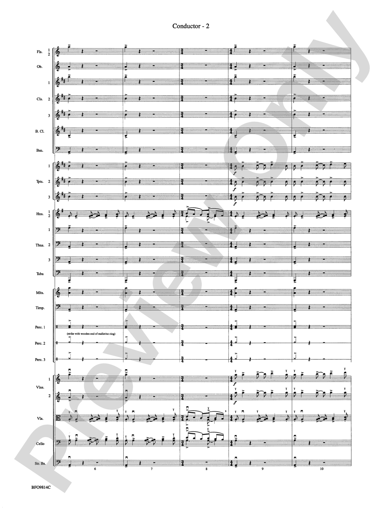 Into the Storm: Full Orchestra Conductor Score & Parts