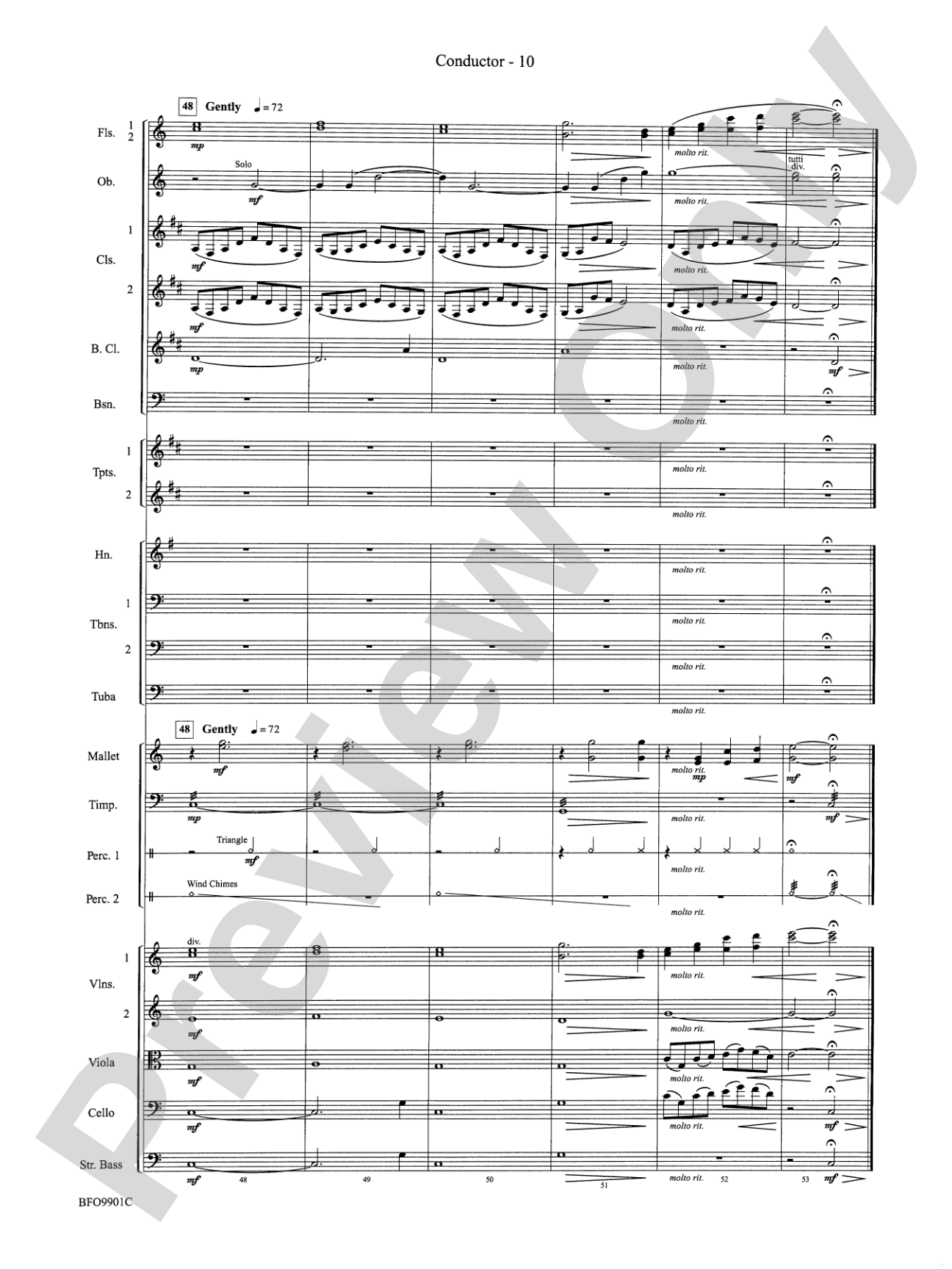 O Holy Night: Full Orchestra Conductor Score & Parts