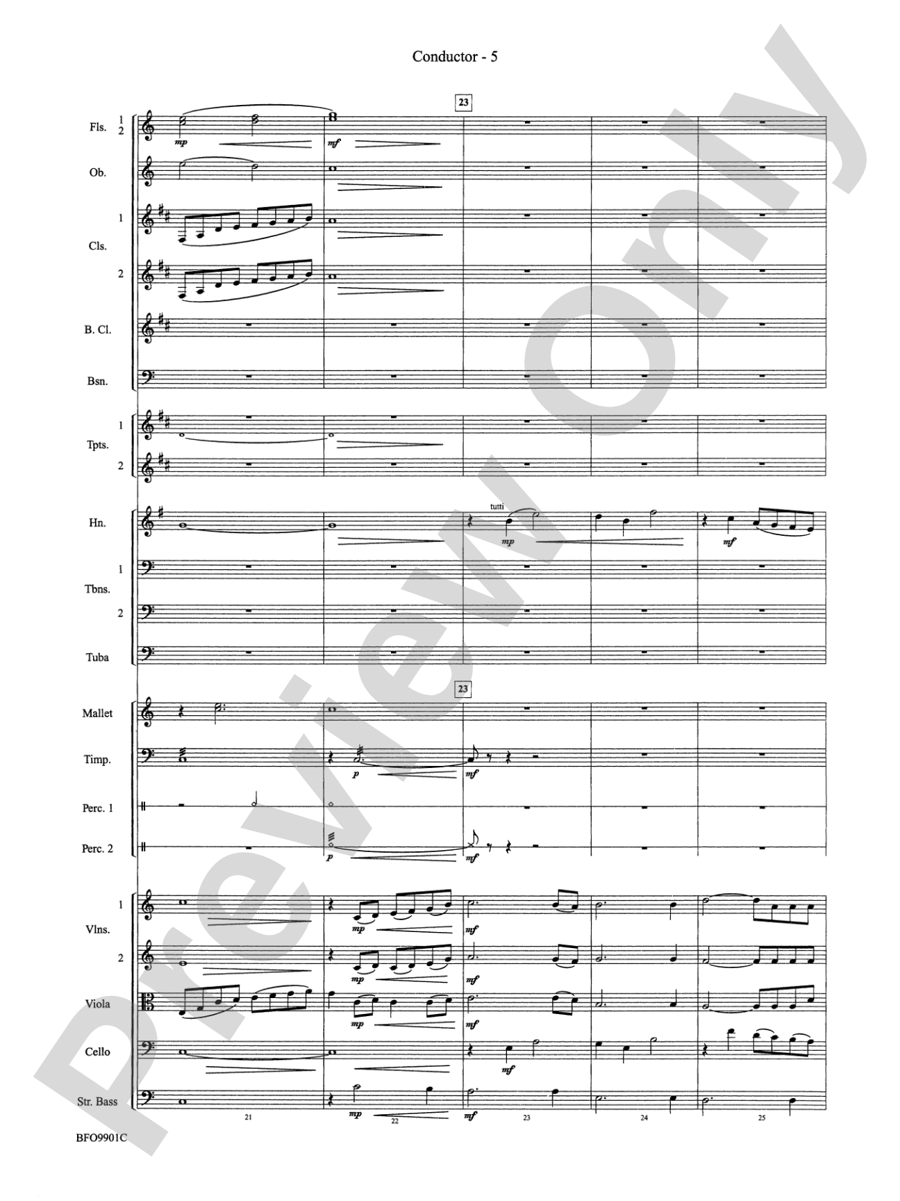 O Holy Night: Full Orchestra Conductor Score & Parts