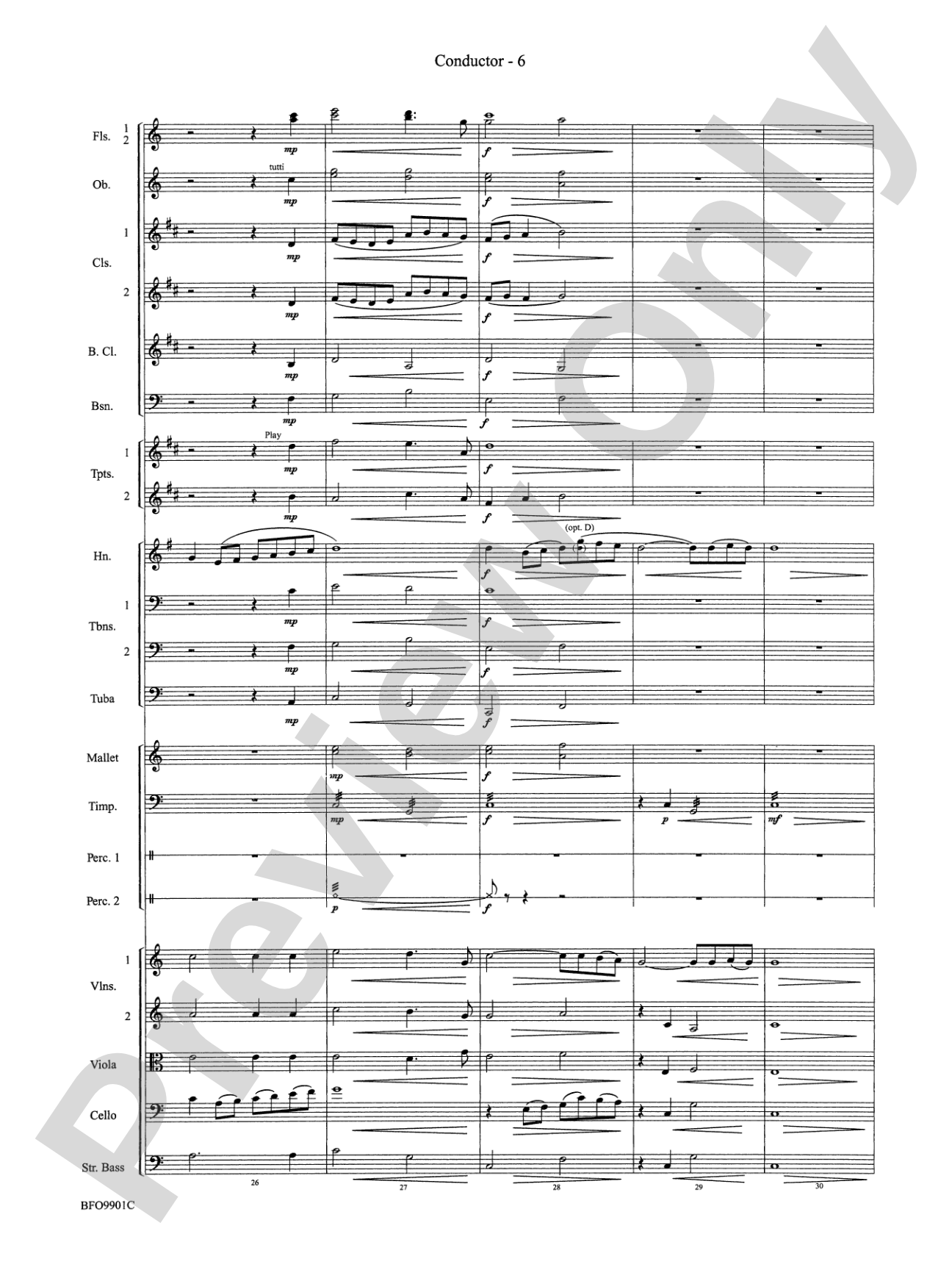 O Holy Night: Full Orchestra Conductor Score & Parts