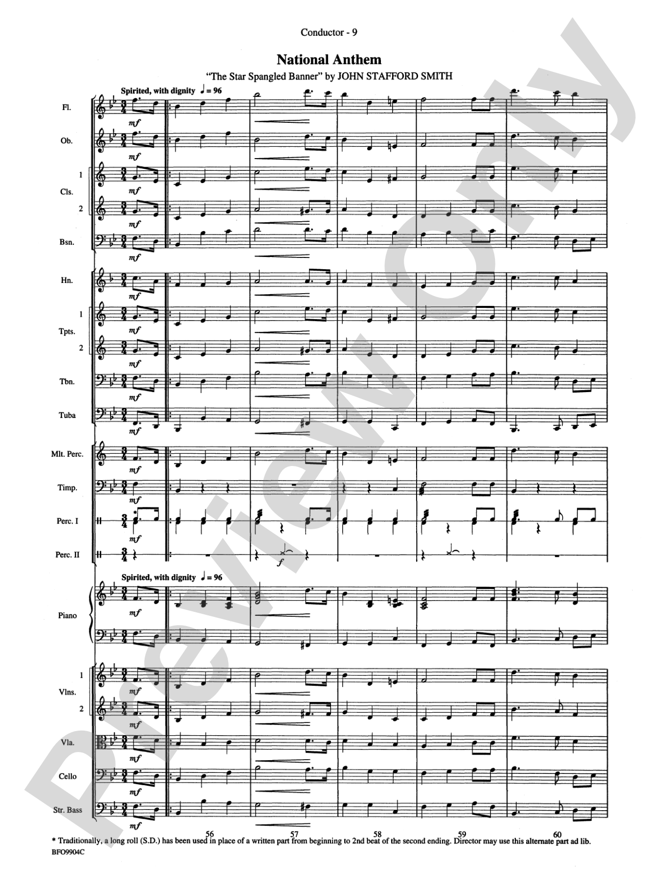 Commencement Suite: Full Orchestra Conductor Score & Parts
