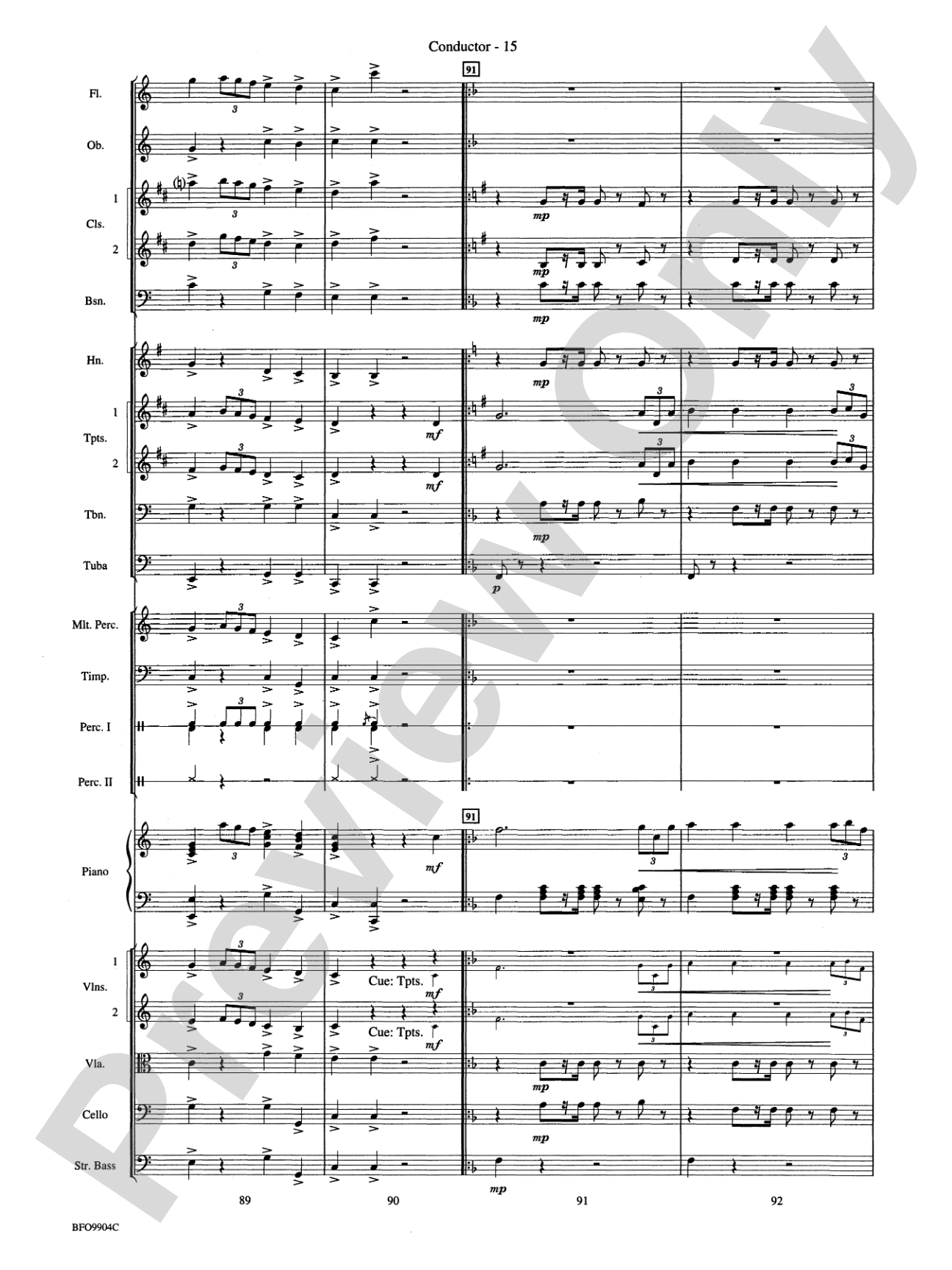 Commencement Suite: Full Orchestra Conductor Score & Parts