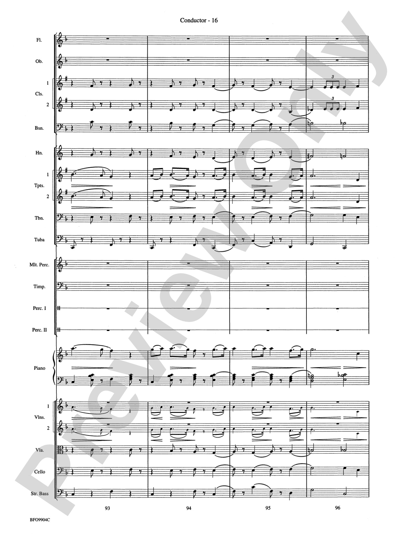 Commencement Suite: Full Orchestra Conductor Score & Parts