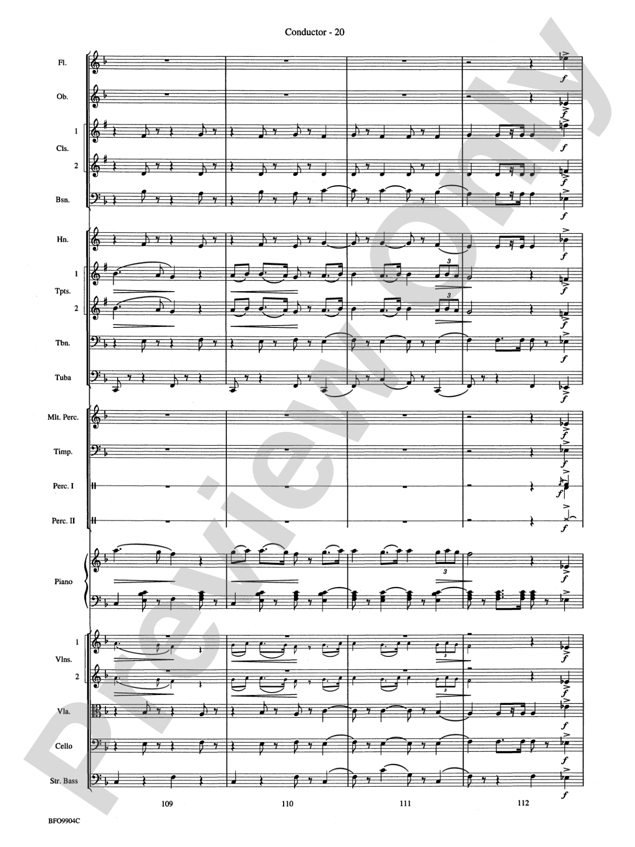 Commencement Suite: Full Orchestra Conductor Score & Parts