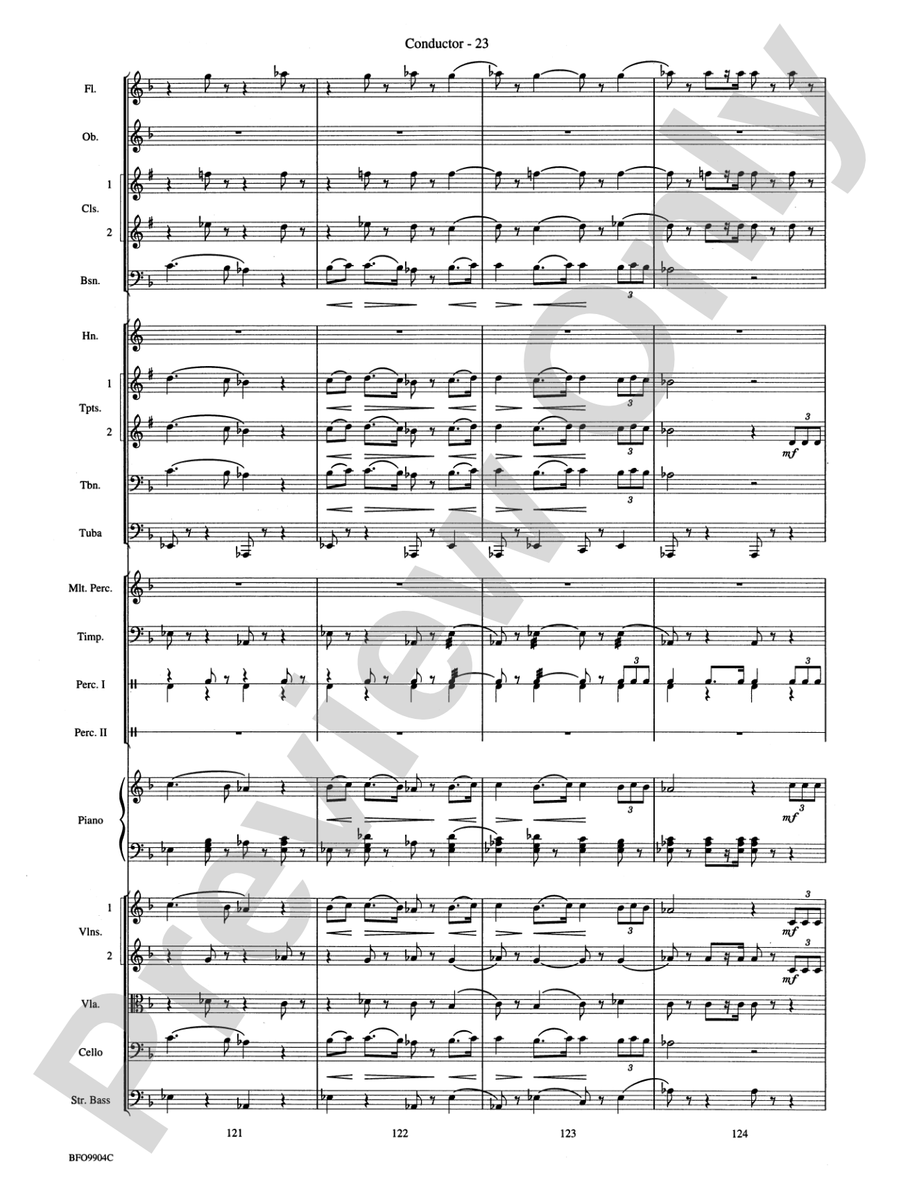 Commencement Suite: Full Orchestra Conductor Score & Parts