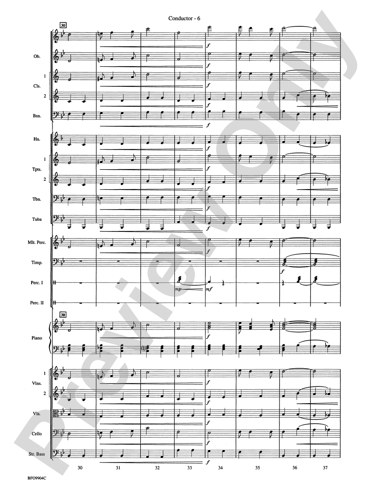 Commencement Suite: Full Orchestra Conductor Score & Parts