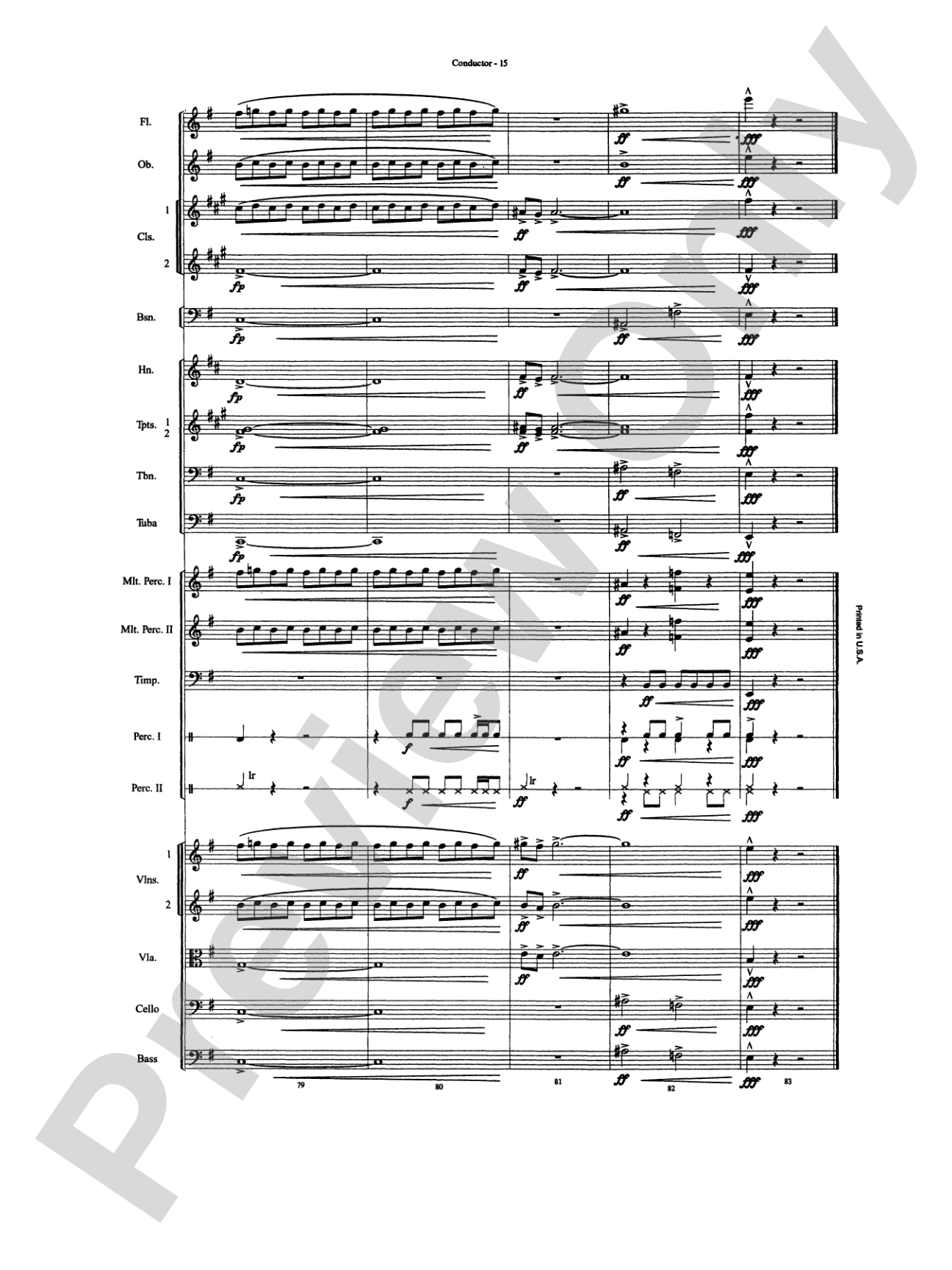 Engines of Resistance: Full Orchestra Conductor Score & Parts