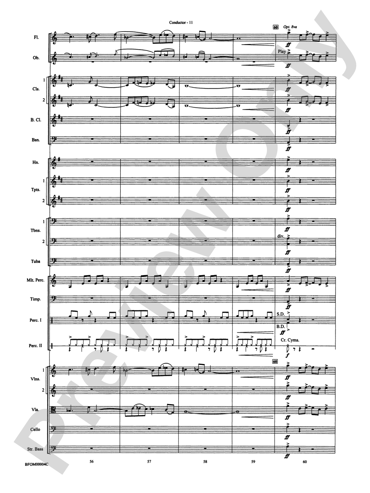 Rites of Tamburo: Full Orchestra Conductor Score & Parts