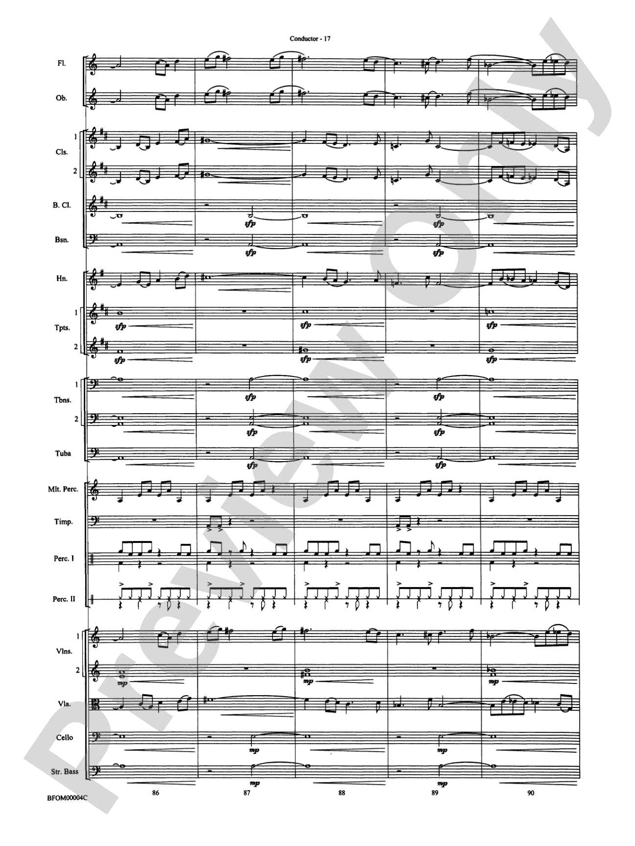 Rites of Tamburo: Full Orchestra Conductor Score & Parts