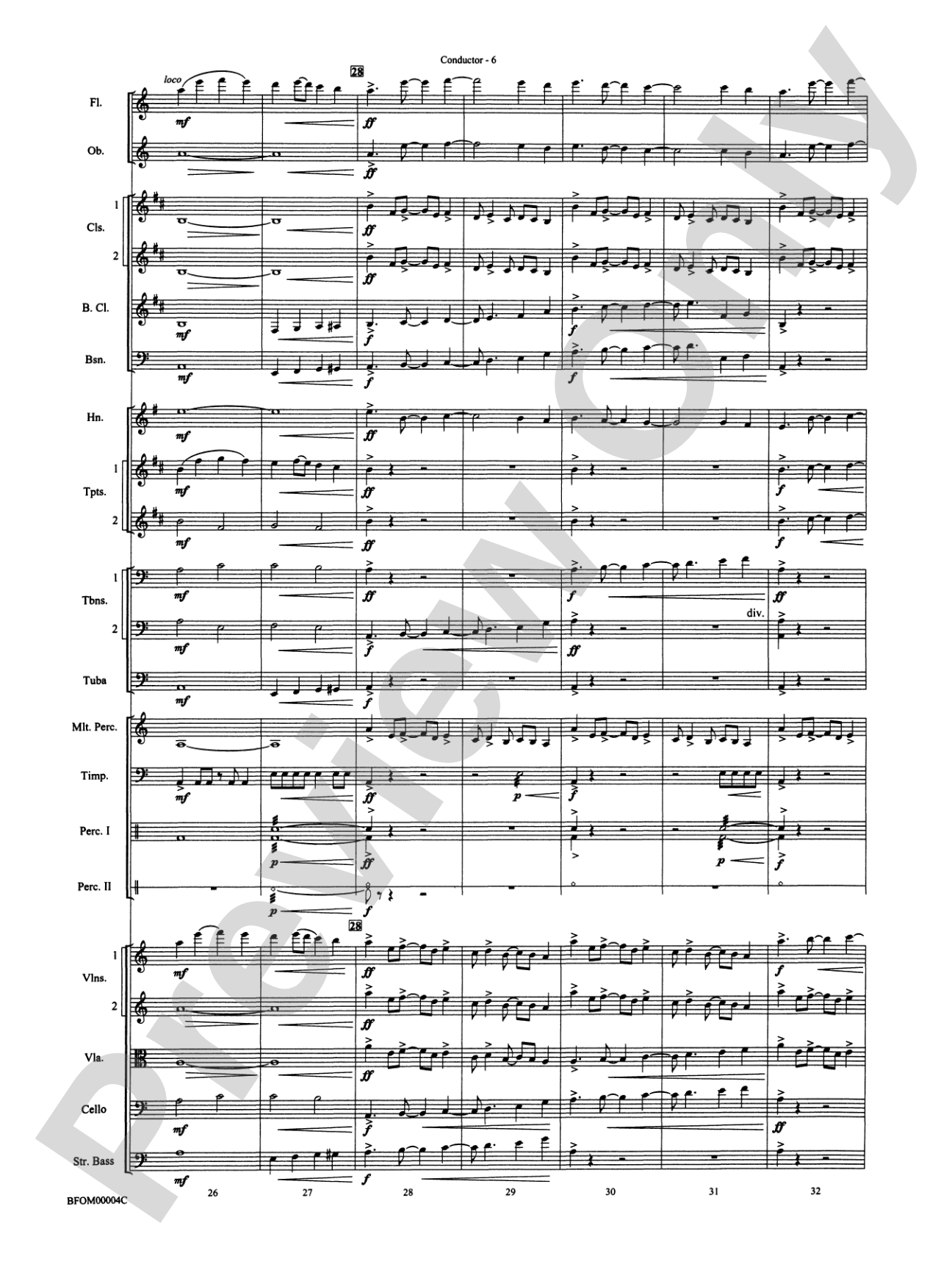 Rites of Tamburo: Full Orchestra Conductor Score & Parts