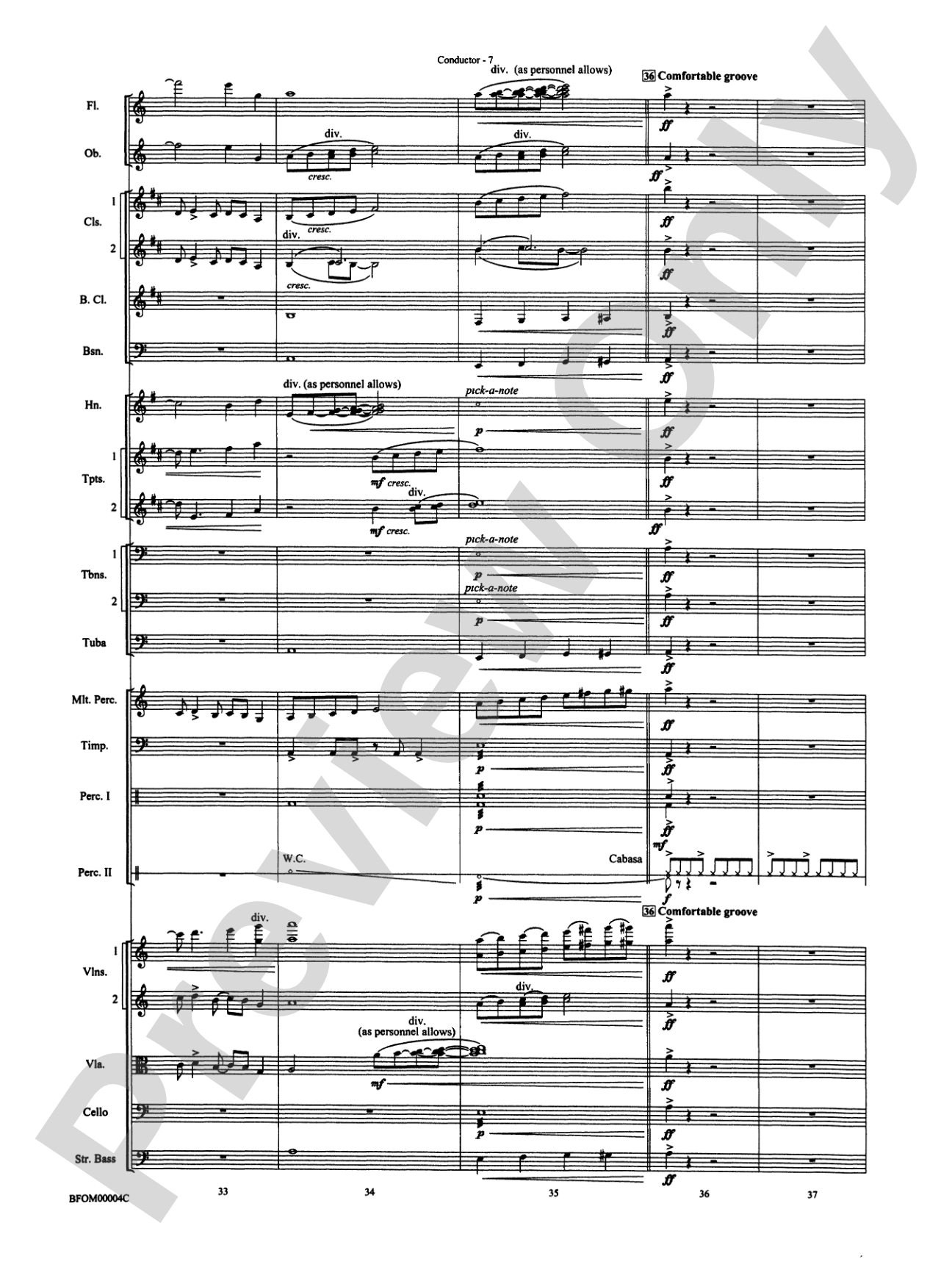 Rites of Tamburo: Full Orchestra Conductor Score & Parts
