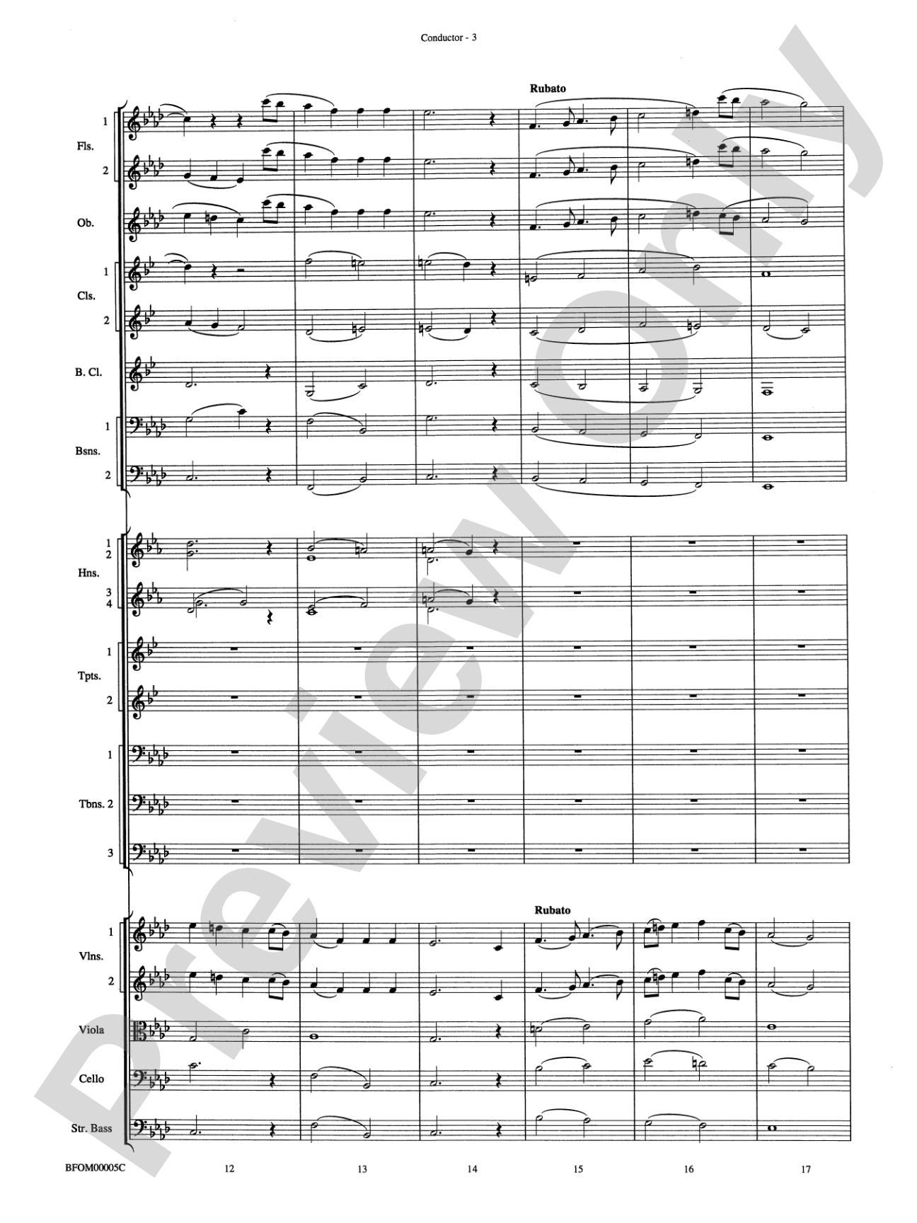 Song without Words: Score