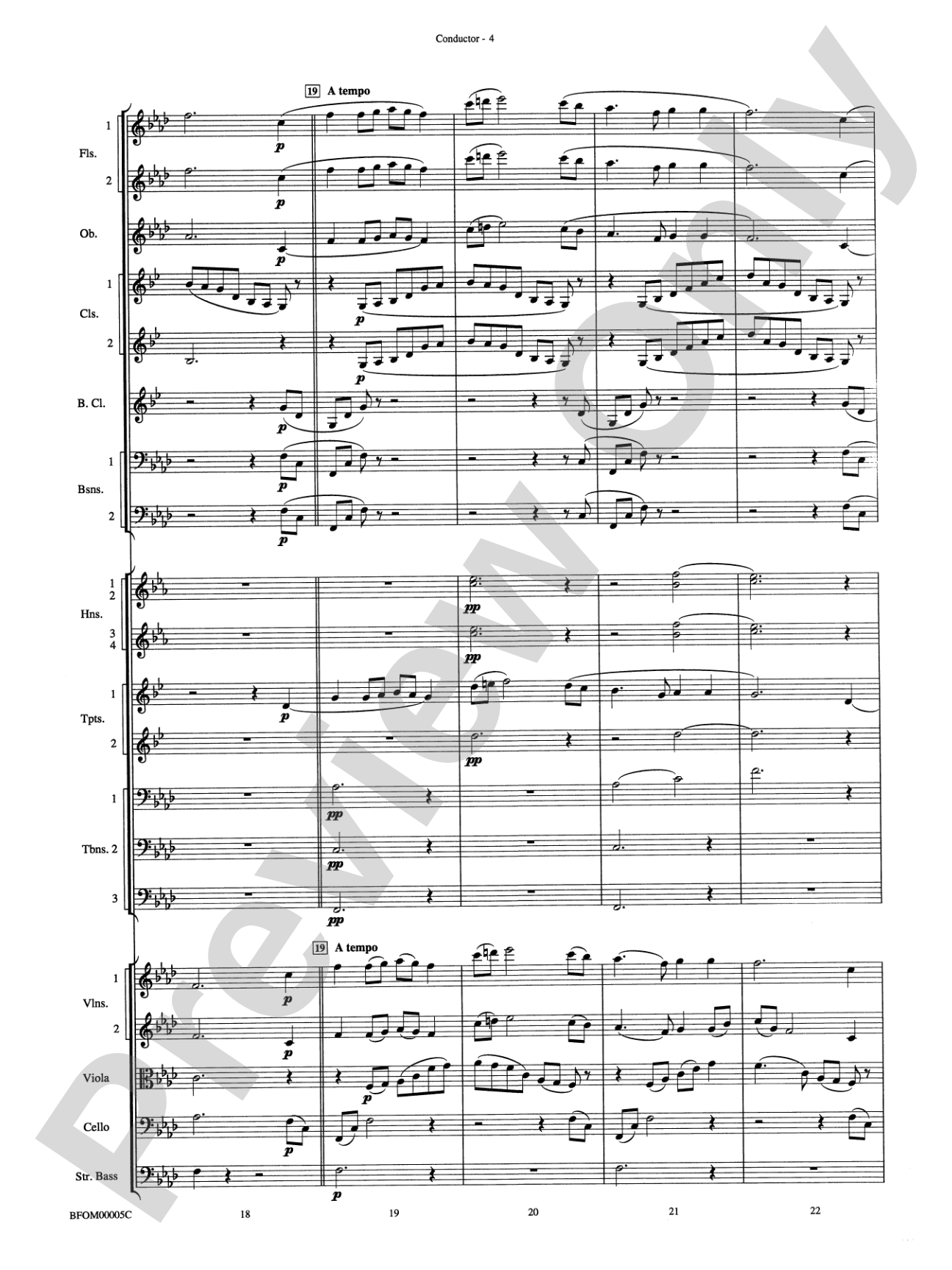 Song without Words: Score
