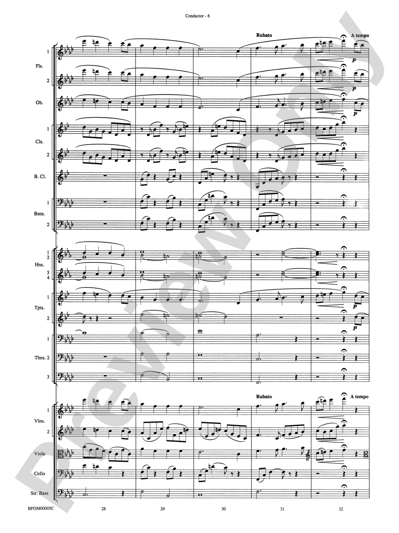 Song without Words: Score