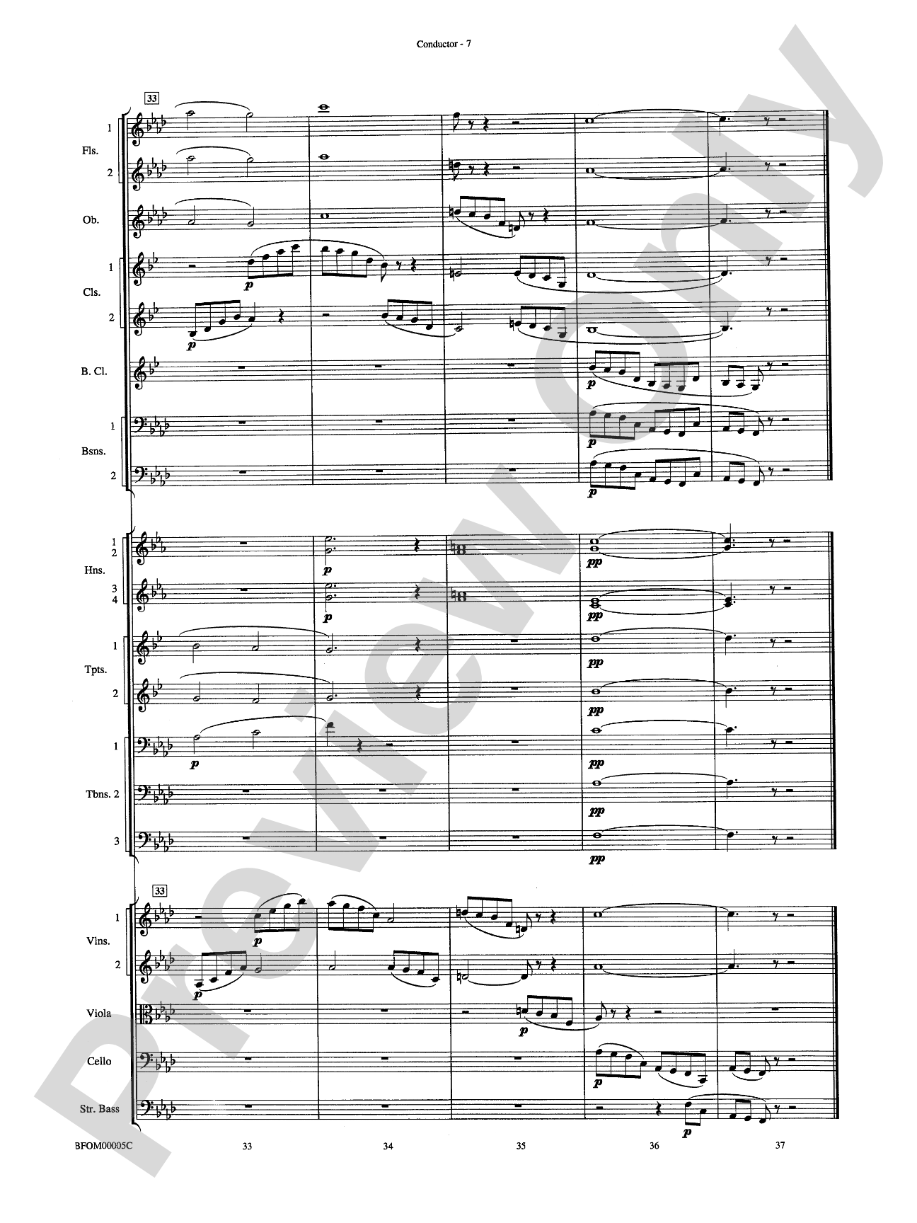 Song without Words: Score