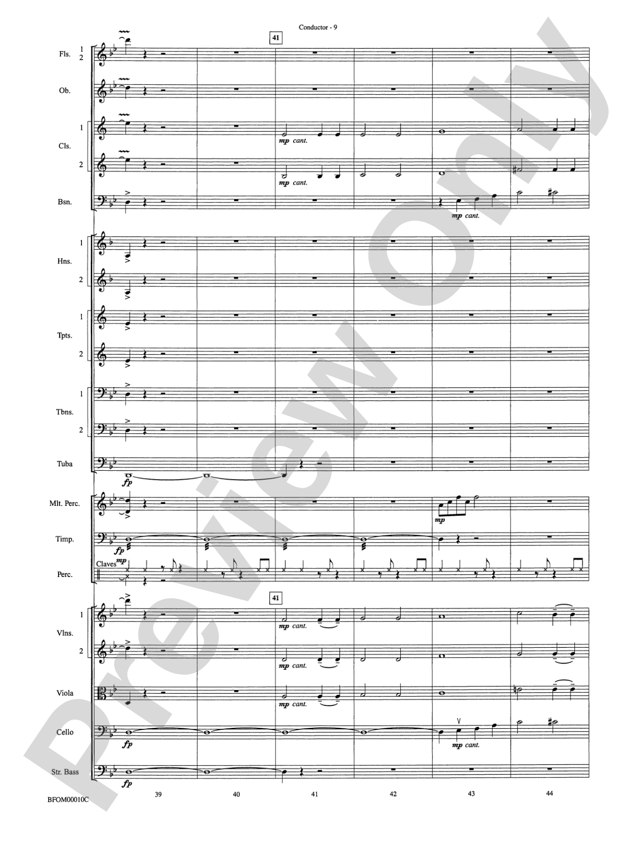 Aboriginal Rituals: Full Orchestra Conductor Score & Parts