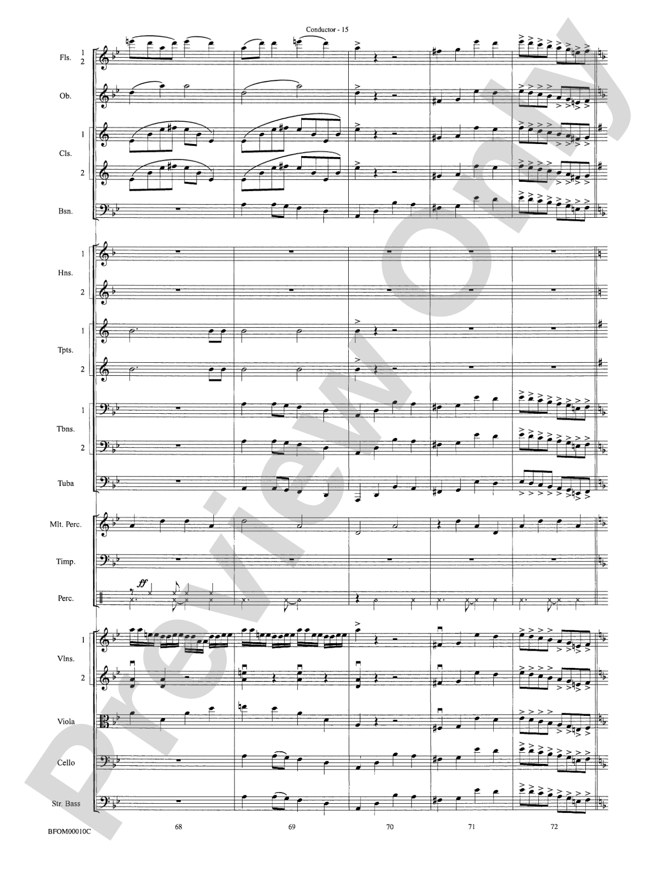 Aboriginal Rituals: Full Orchestra Conductor Score & Parts