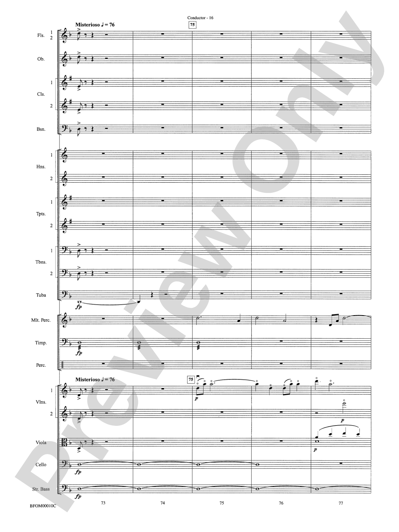 Aboriginal Rituals: Full Orchestra Conductor Score & Parts