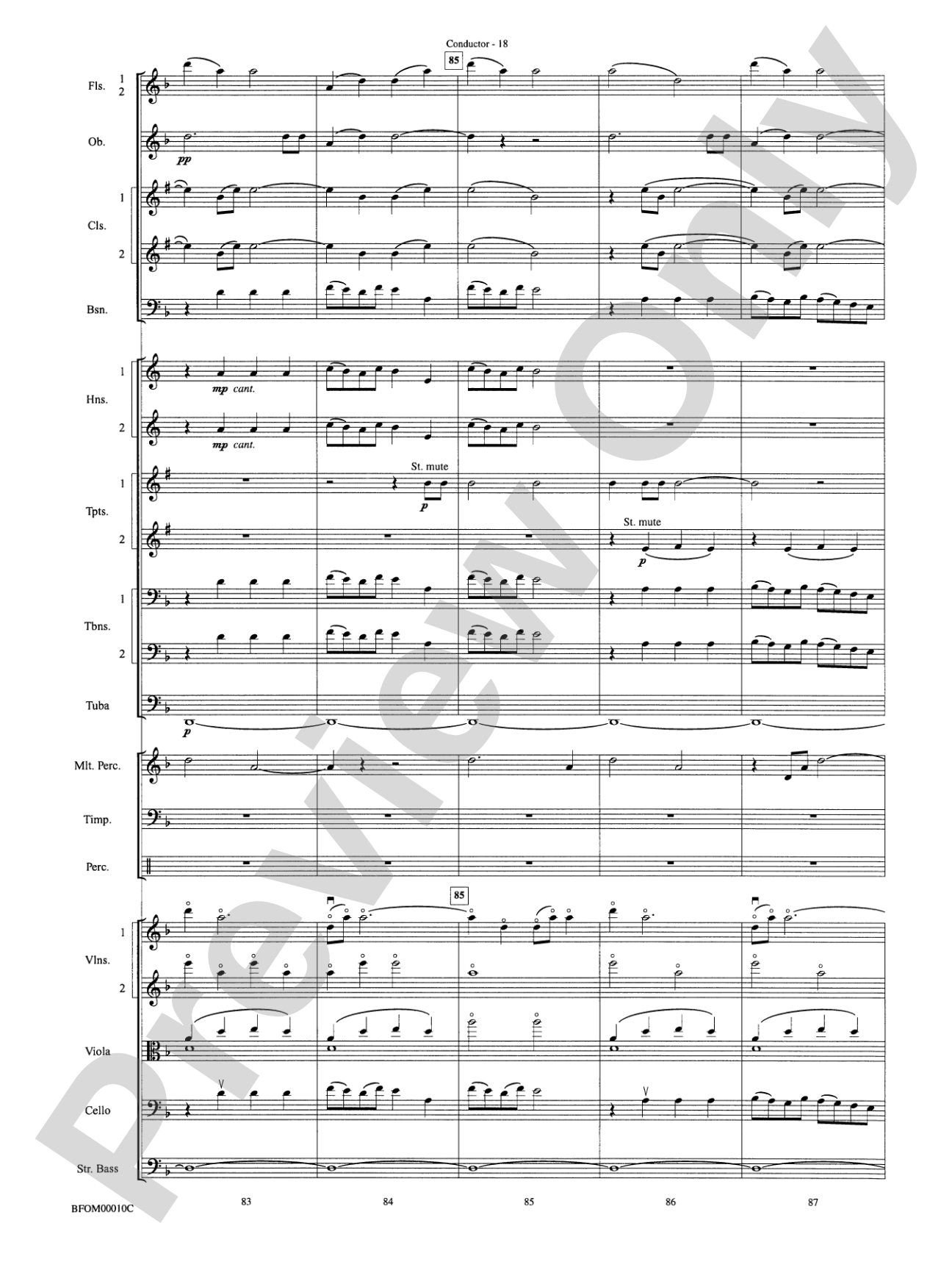 Aboriginal Rituals: Full Orchestra Conductor Score & Parts