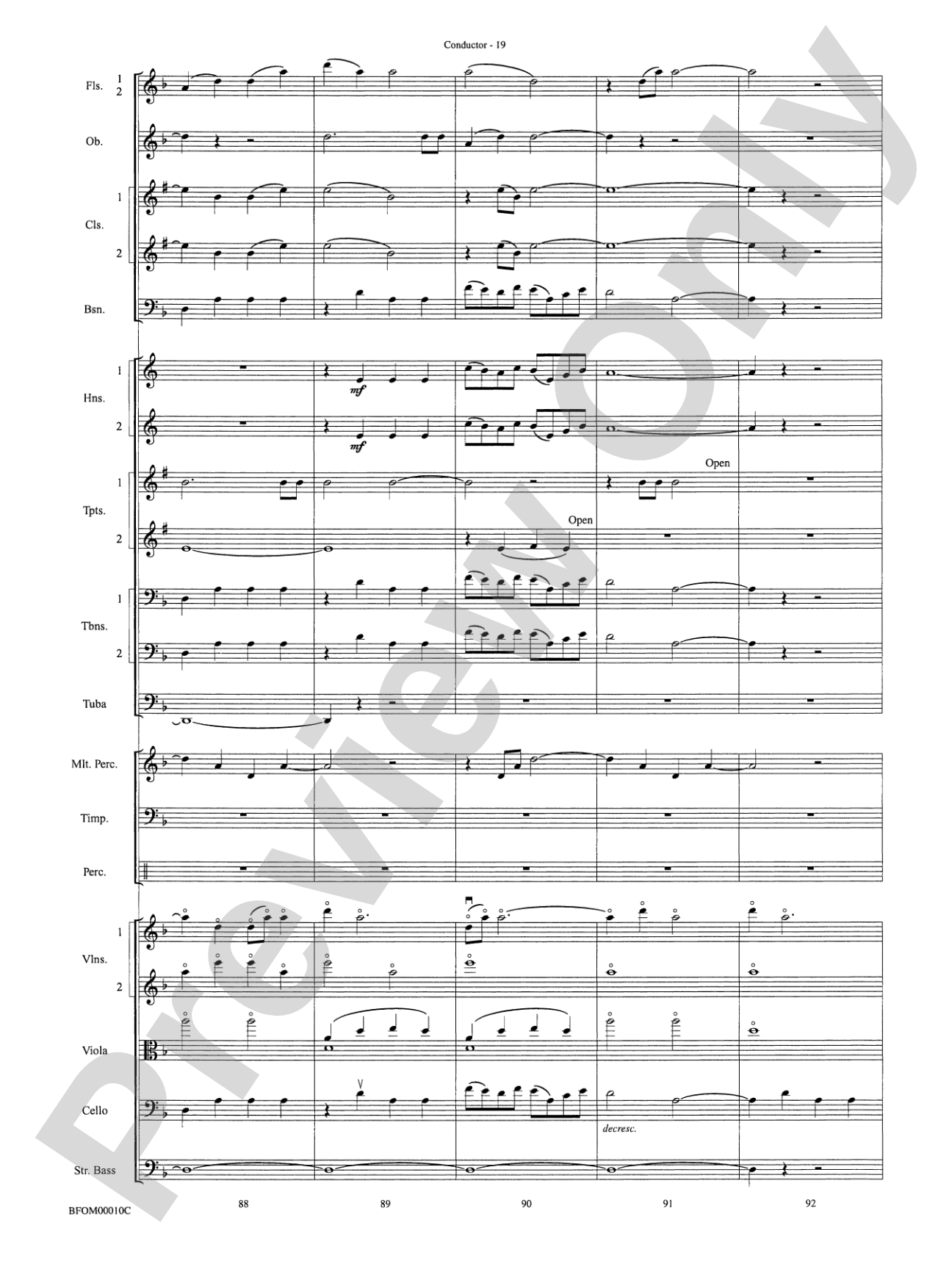 Aboriginal Rituals: Full Orchestra Conductor Score & Parts