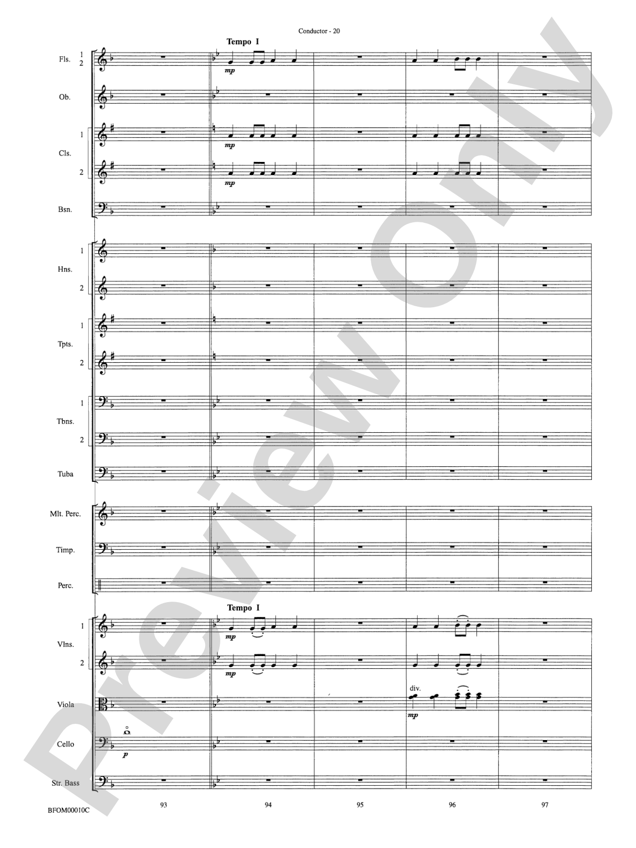 Aboriginal Rituals: Full Orchestra Conductor Score & Parts