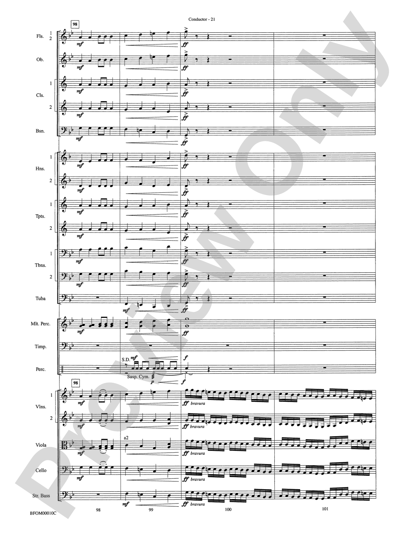 Aboriginal Rituals: Full Orchestra Conductor Score & Parts