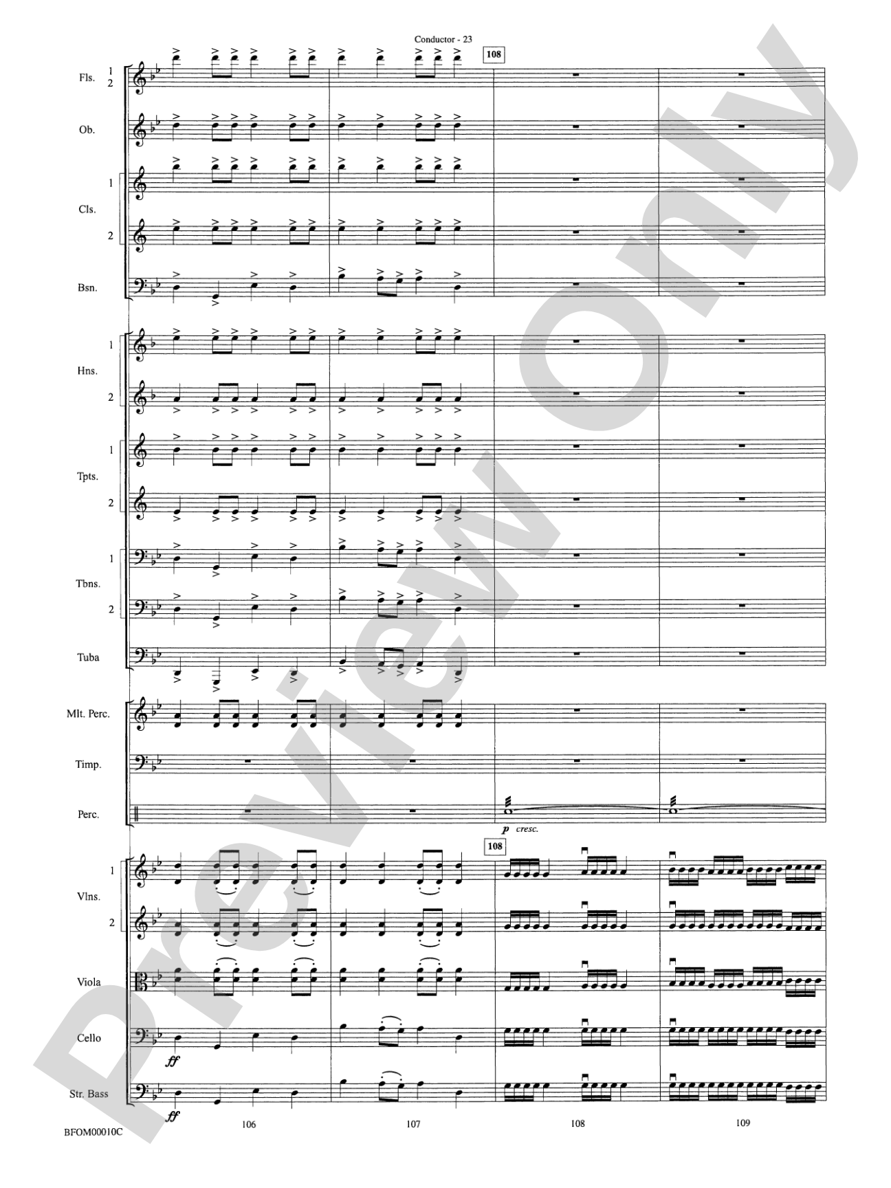 Aboriginal Rituals: Full Orchestra Conductor Score & Parts