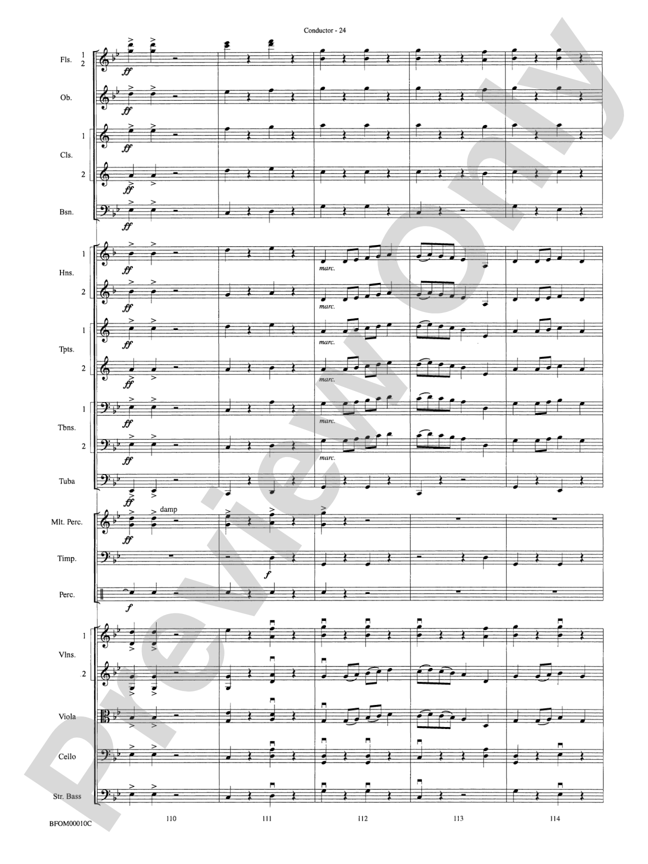 Aboriginal Rituals: Full Orchestra Conductor Score & Parts