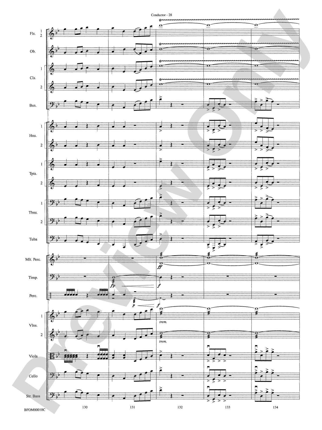 Aboriginal Rituals: Full Orchestra Conductor Score & Parts