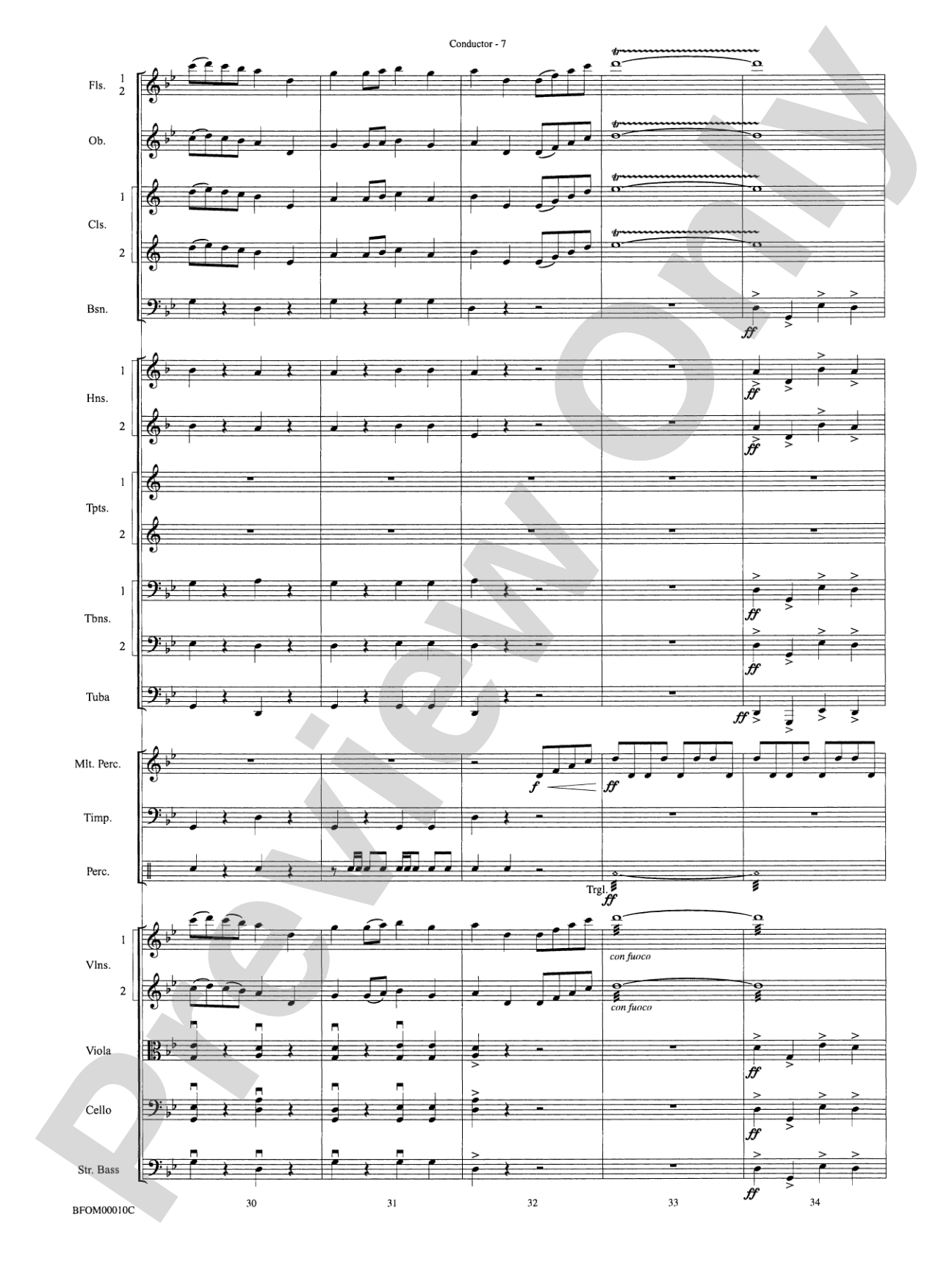 Aboriginal Rituals: Full Orchestra Conductor Score & Parts