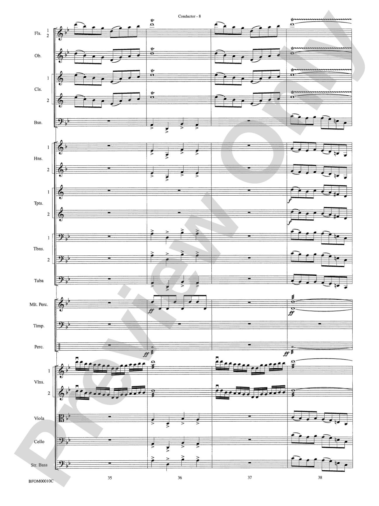 Aboriginal Rituals: Full Orchestra Conductor Score & Parts