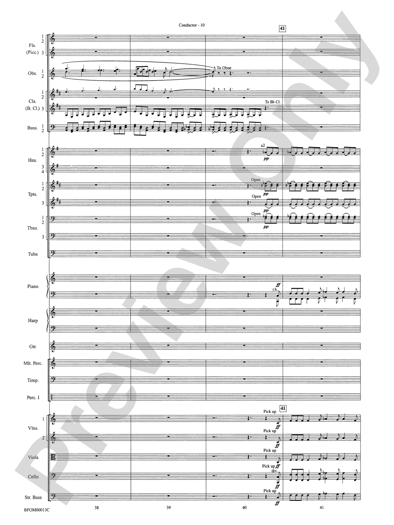 American Salute: Full Orchestra Conductor Score & Parts