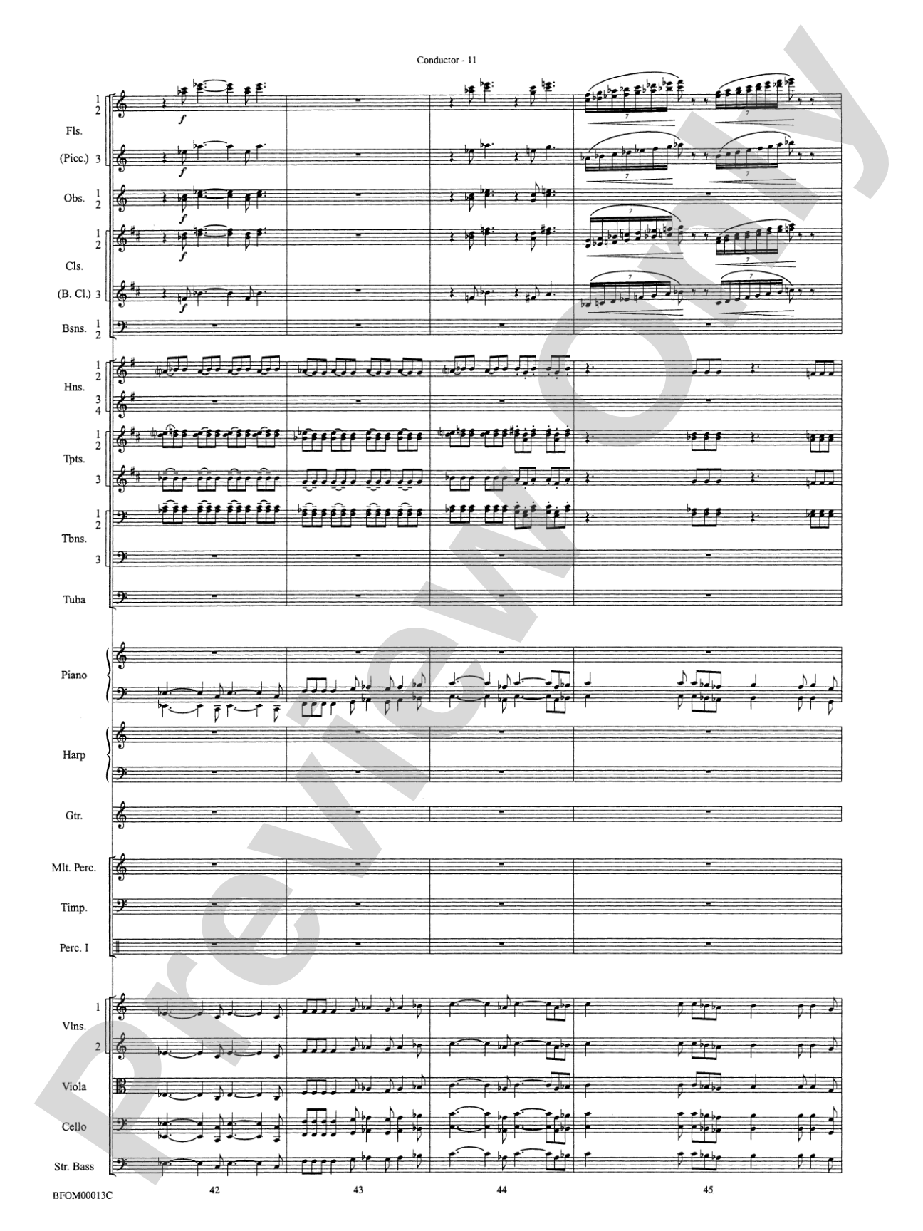 American Salute: Full Orchestra Conductor Score & Parts