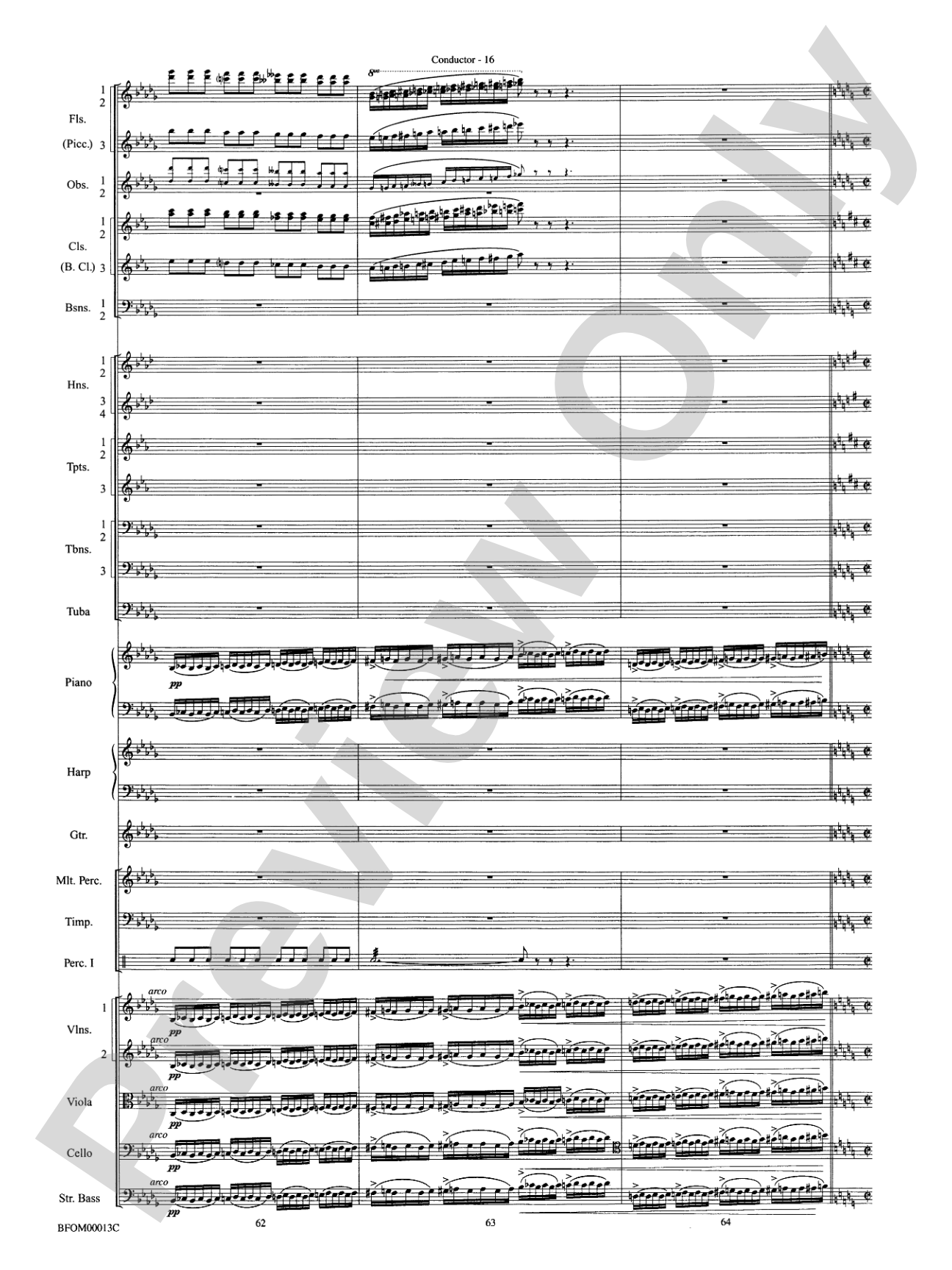 American Salute: Full Orchestra Conductor Score & Parts