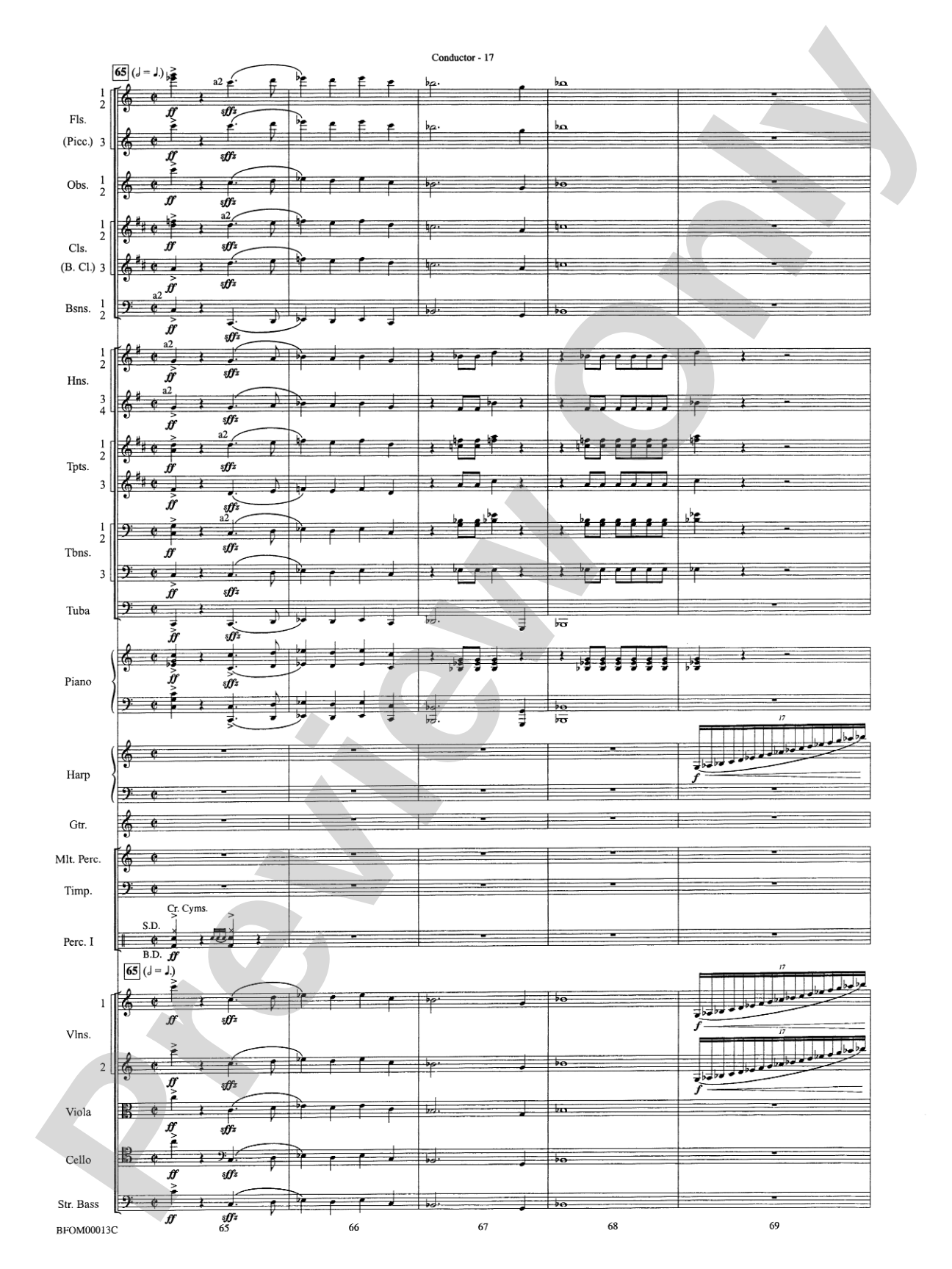 American Salute: Full Orchestra Conductor Score & Parts