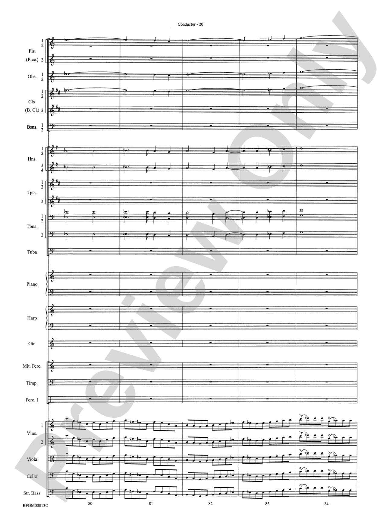 American Salute: Full Orchestra Conductor Score & Parts