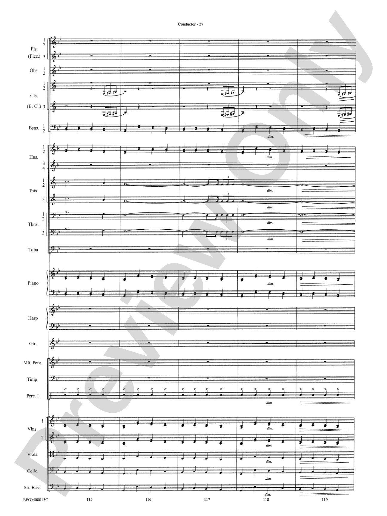 American Salute: Full Orchestra Conductor Score & Parts