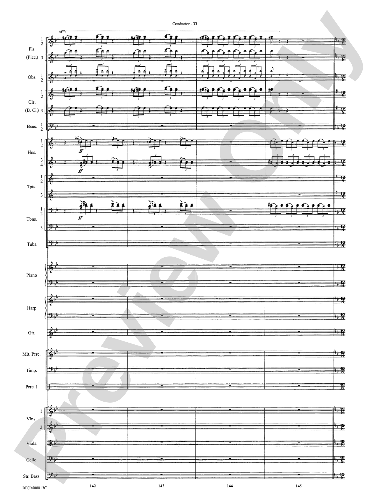American Salute: Full Orchestra Conductor Score & Parts