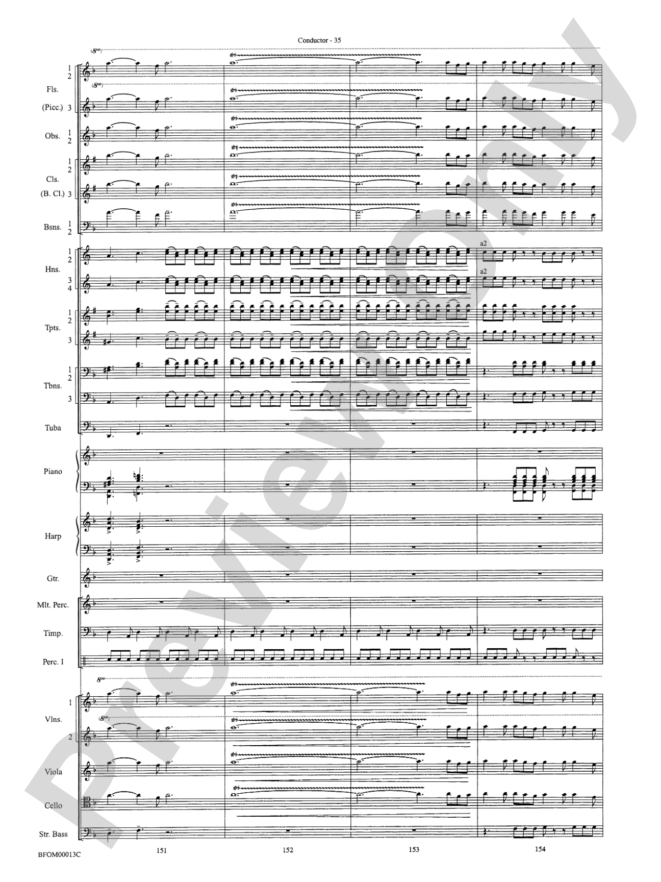 American Salute: Full Orchestra Conductor Score & Parts