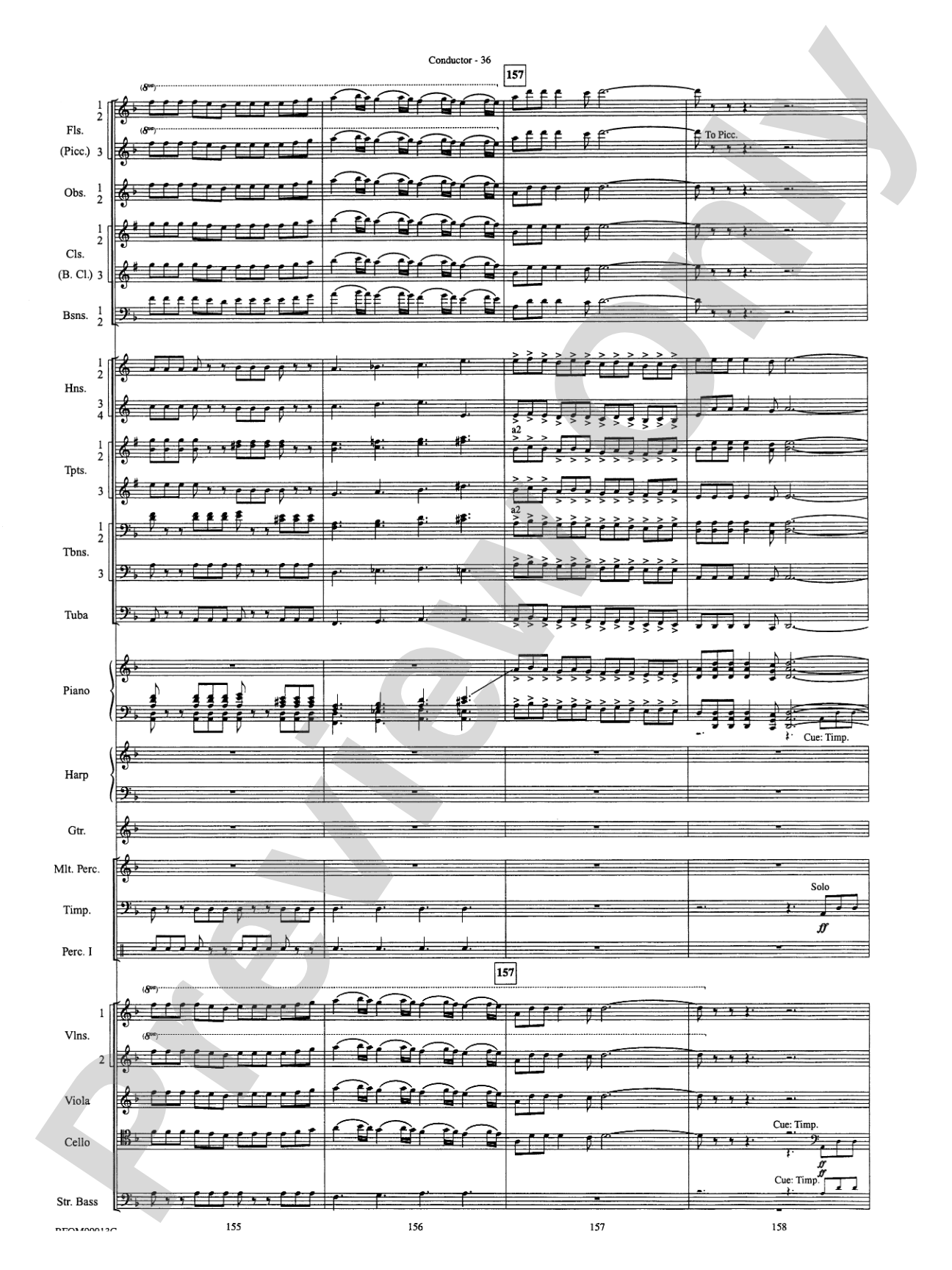 American Salute: Full Orchestra Conductor Score & Parts