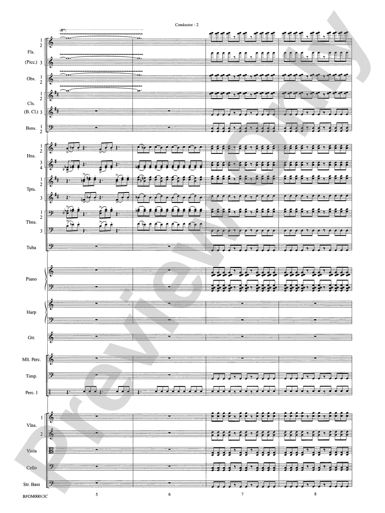 American Salute: Full Orchestra Conductor Score & Parts
