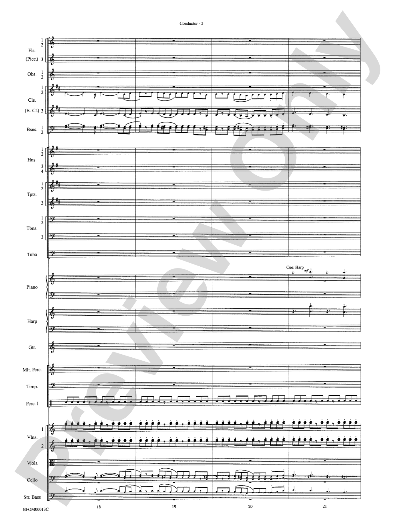 American Salute: Full Orchestra Conductor Score & Parts