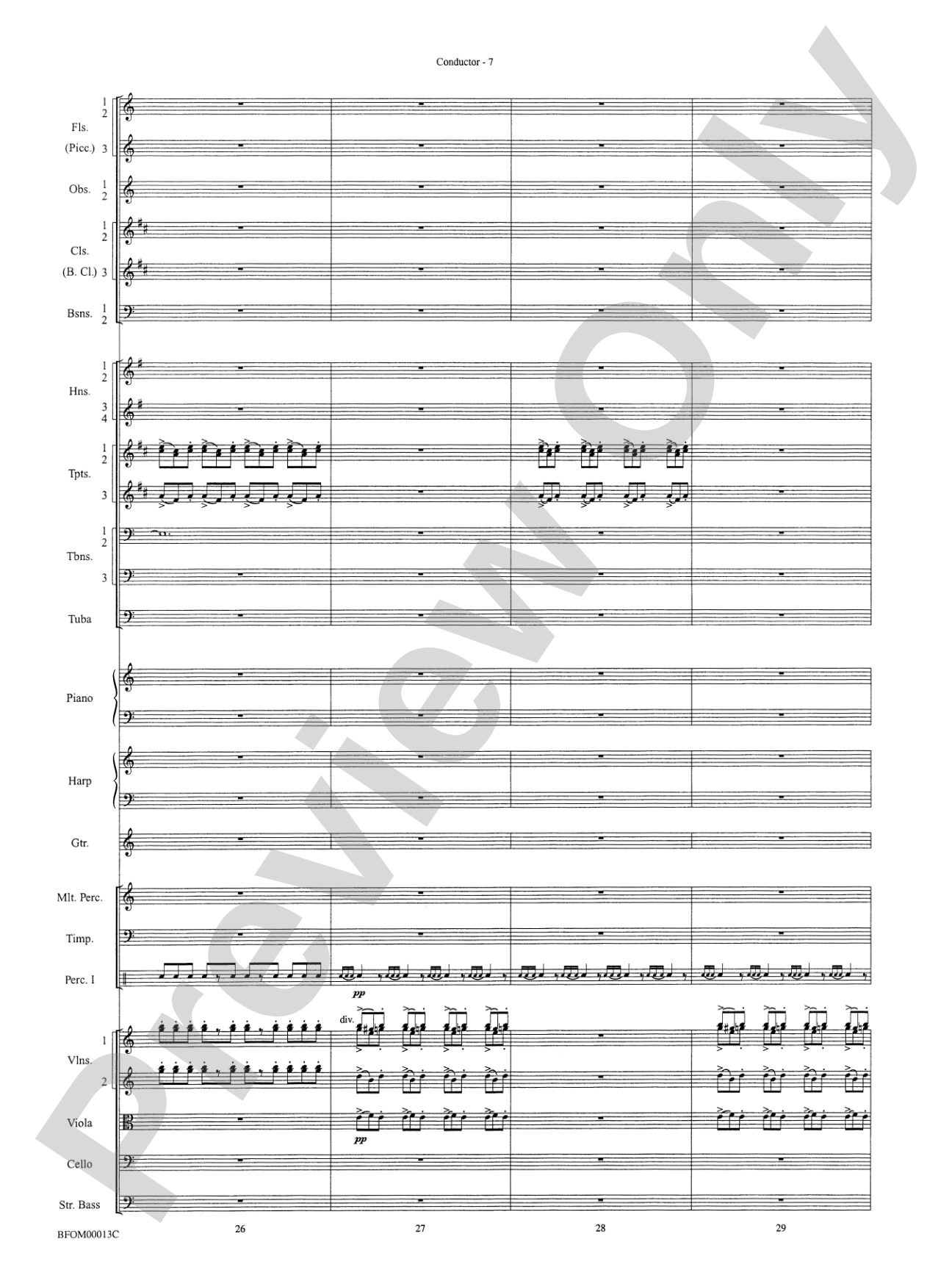 American Salute: Full Orchestra Conductor Score & Parts