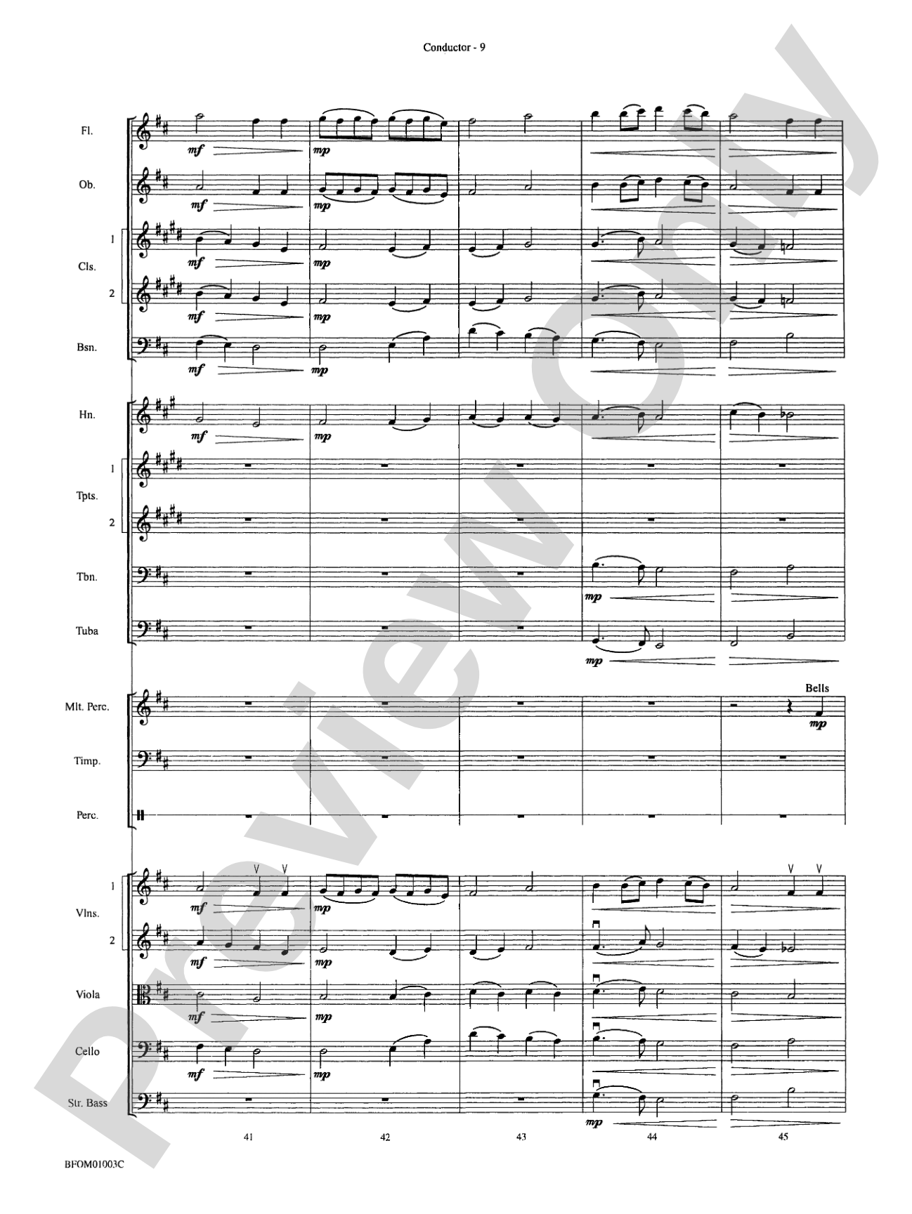 River Songs (based on "Deep River" and "Shall We Gather at the River"): Full Orchestra Conductor Score & Parts