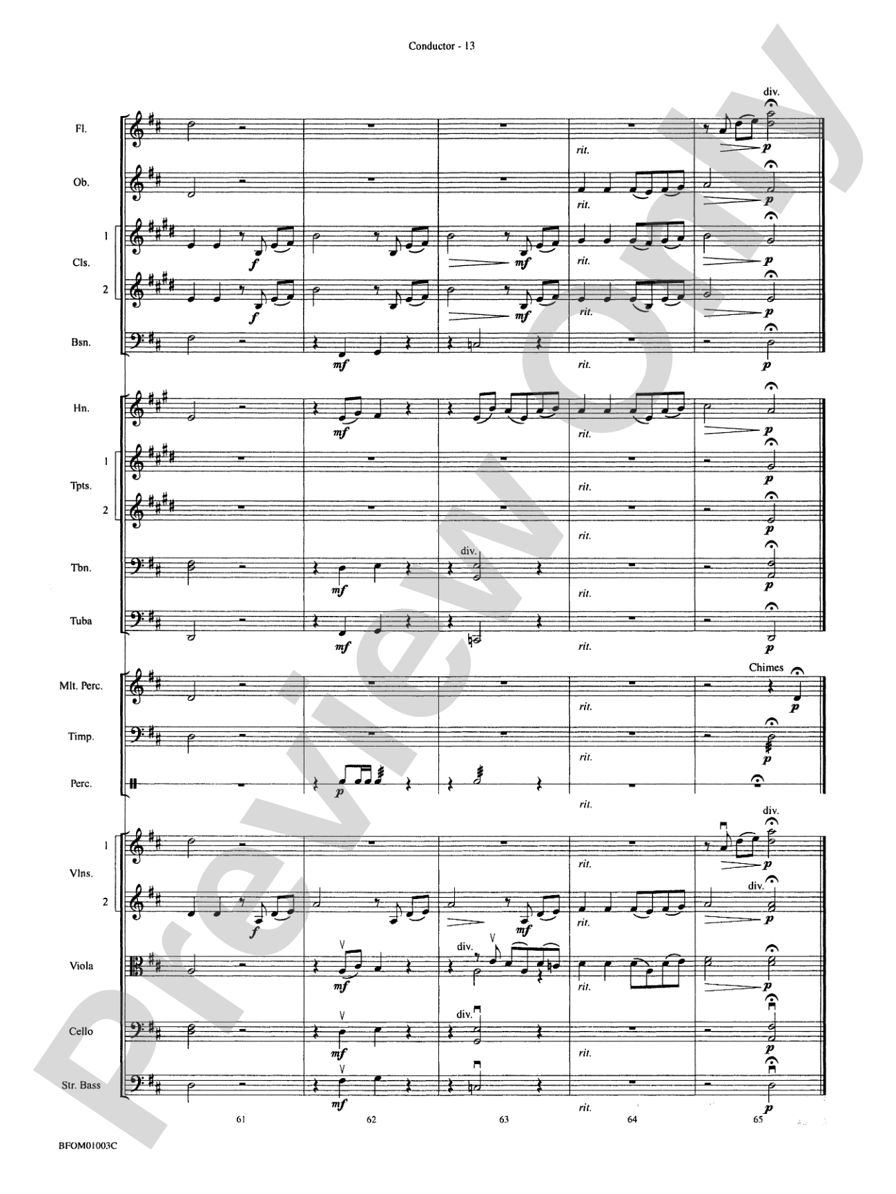 River Songs (based on "Deep River" and "Shall We Gather at the River"): Full Orchestra Conductor Score & Parts