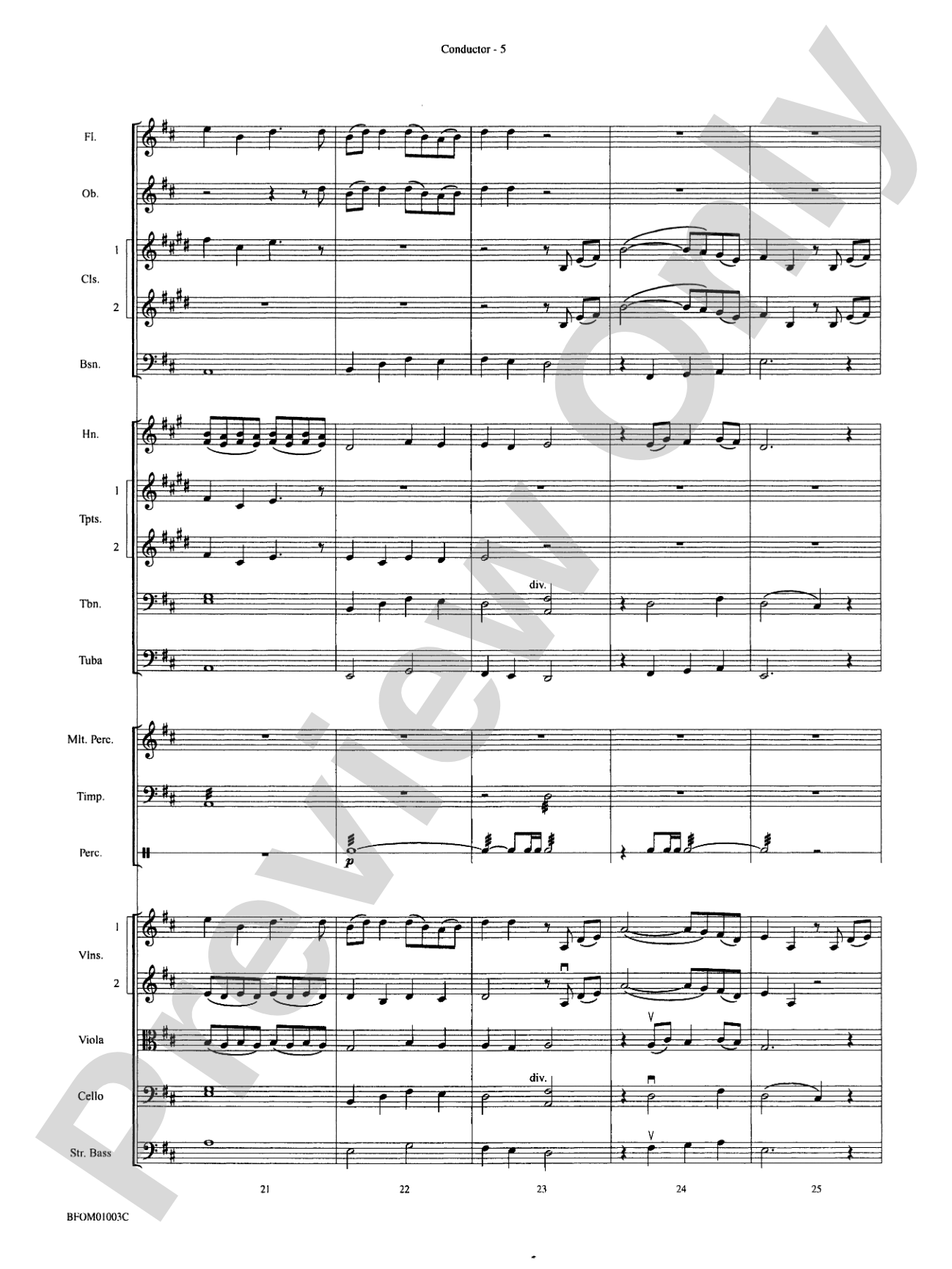 River Songs (based on "Deep River" and "Shall We Gather at the River"): Full Orchestra Conductor Score & Parts