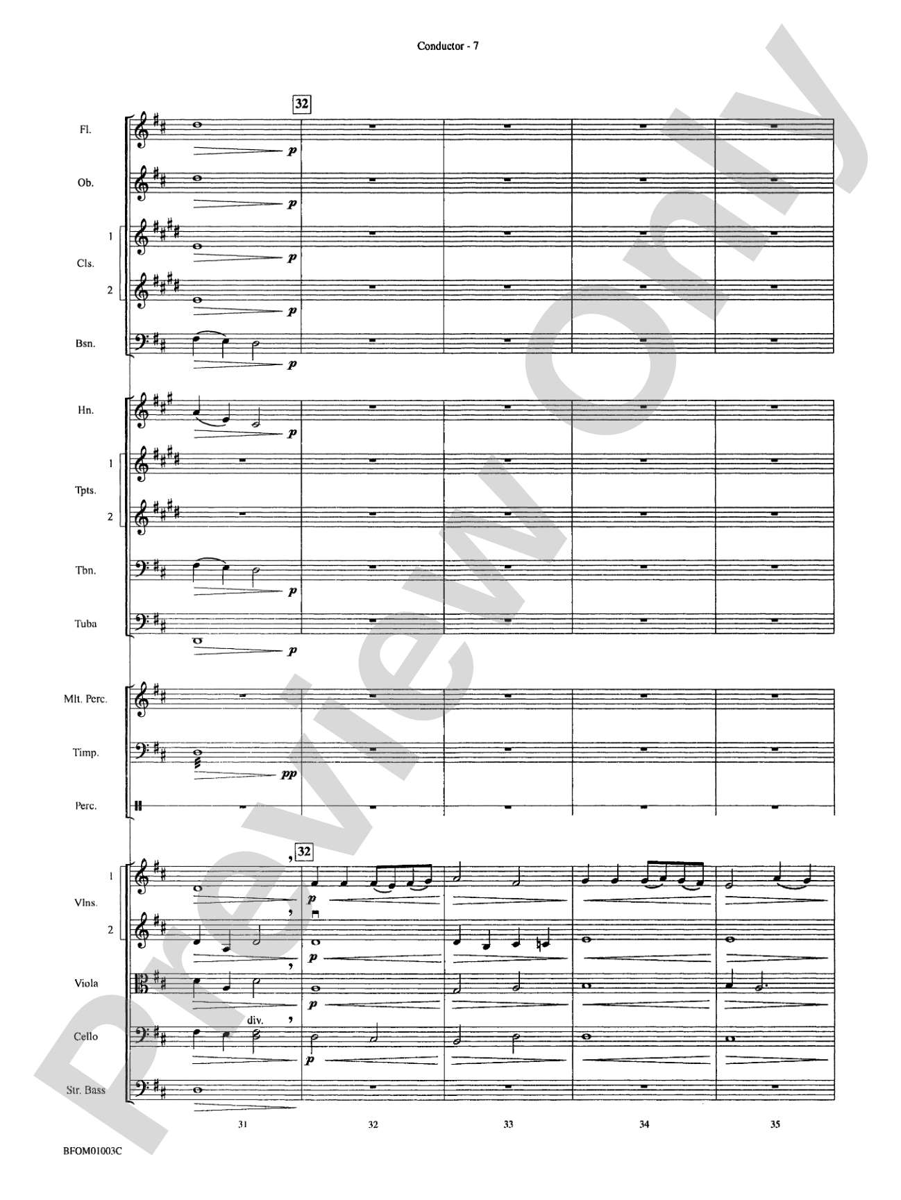 River Songs (based on "Deep River" and "Shall We Gather at the River"): Full Orchestra Conductor Score & Parts