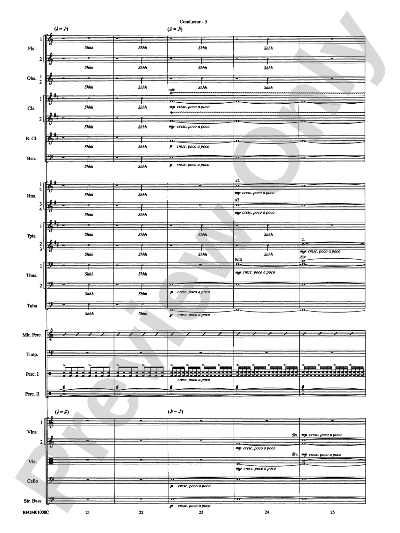 The Great Locomotive Chase: Full Orchestra Conductor Score & Parts