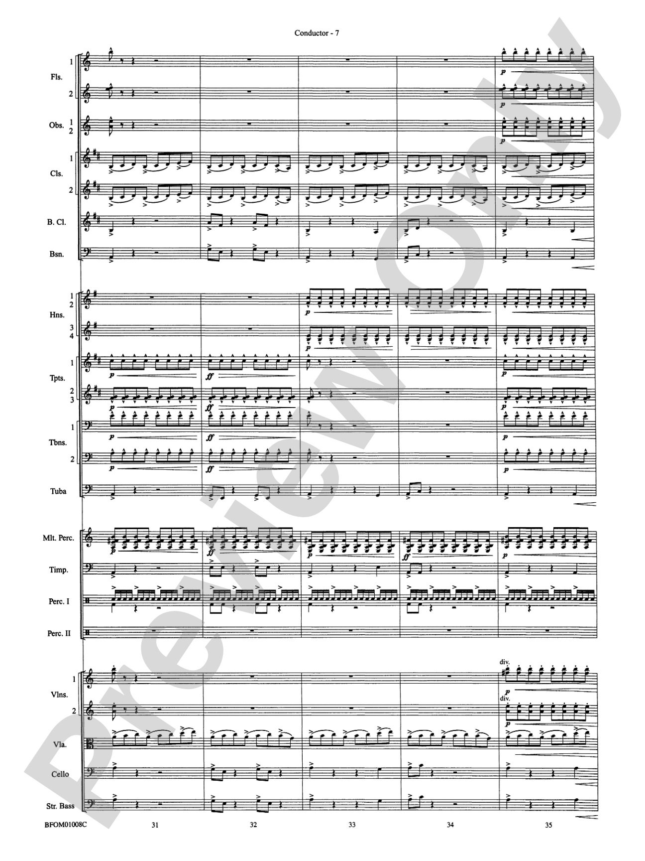 The Great Locomotive Chase: Full Orchestra Conductor Score & Parts