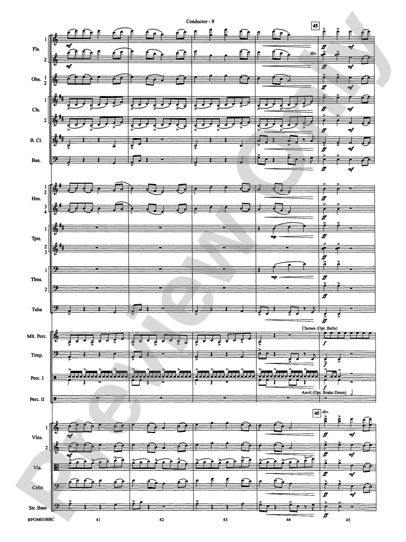 The Great Locomotive Chase: Full Orchestra Conductor Score & Parts